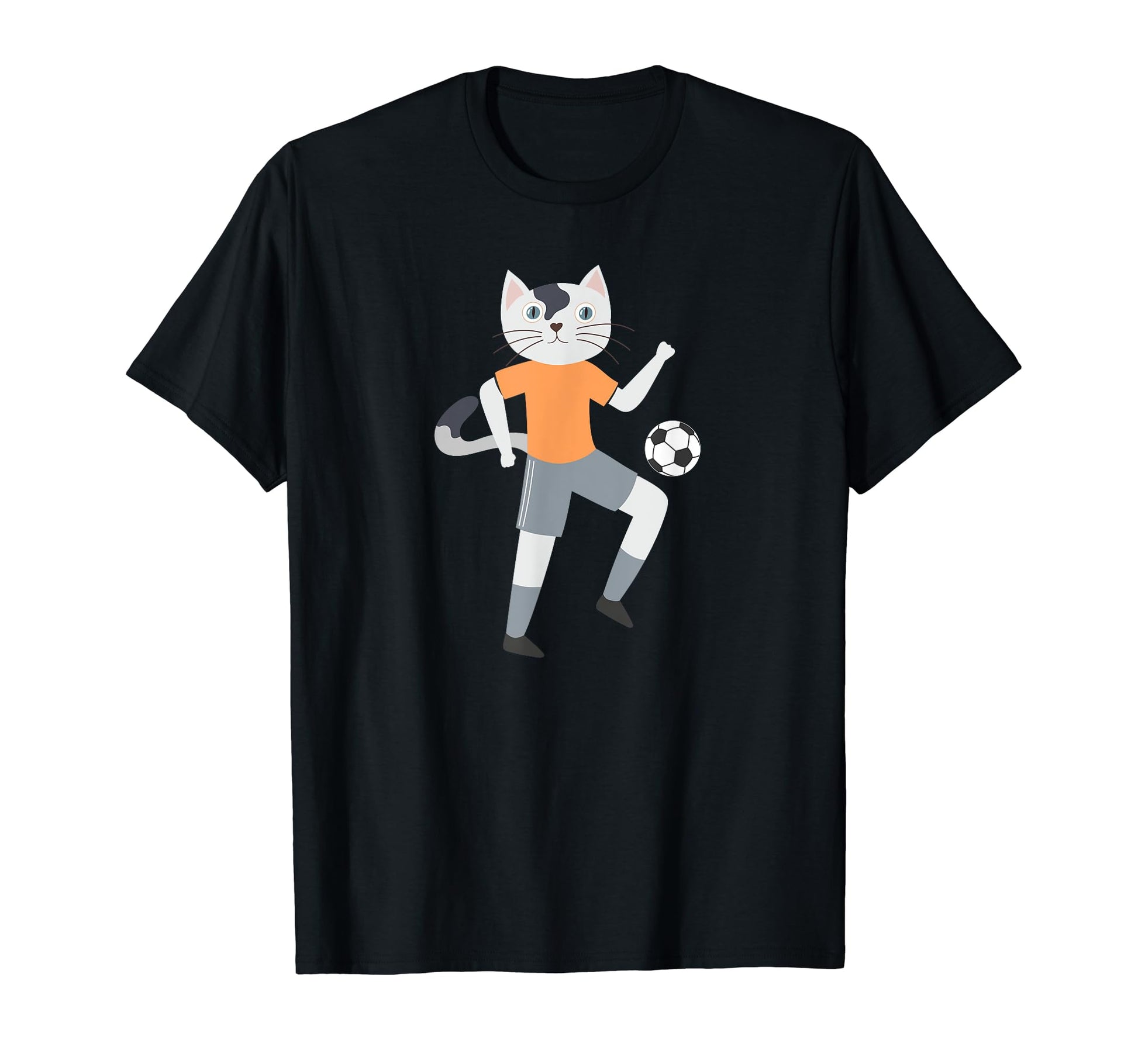 Cat Pet Animal Soccer Player T-Shirt - Streetwear Style for Adults - T-Shirt, Sweatshirt, Hoodie