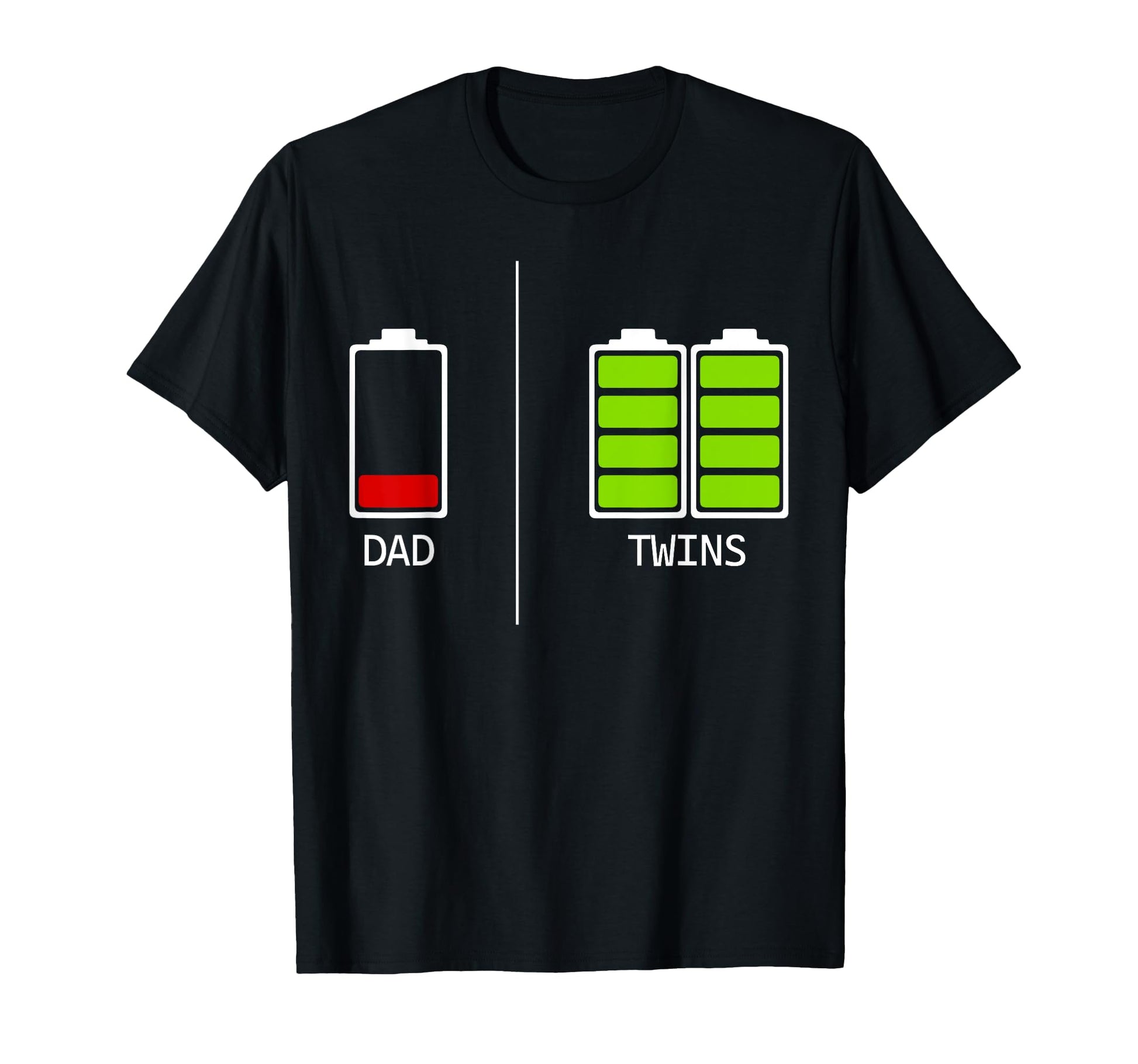 Funny Tired Dad Low Battery Dad T-Shirt - Streetwear Style for Adults - T-Shirt, Sweatshirt, Hoodie