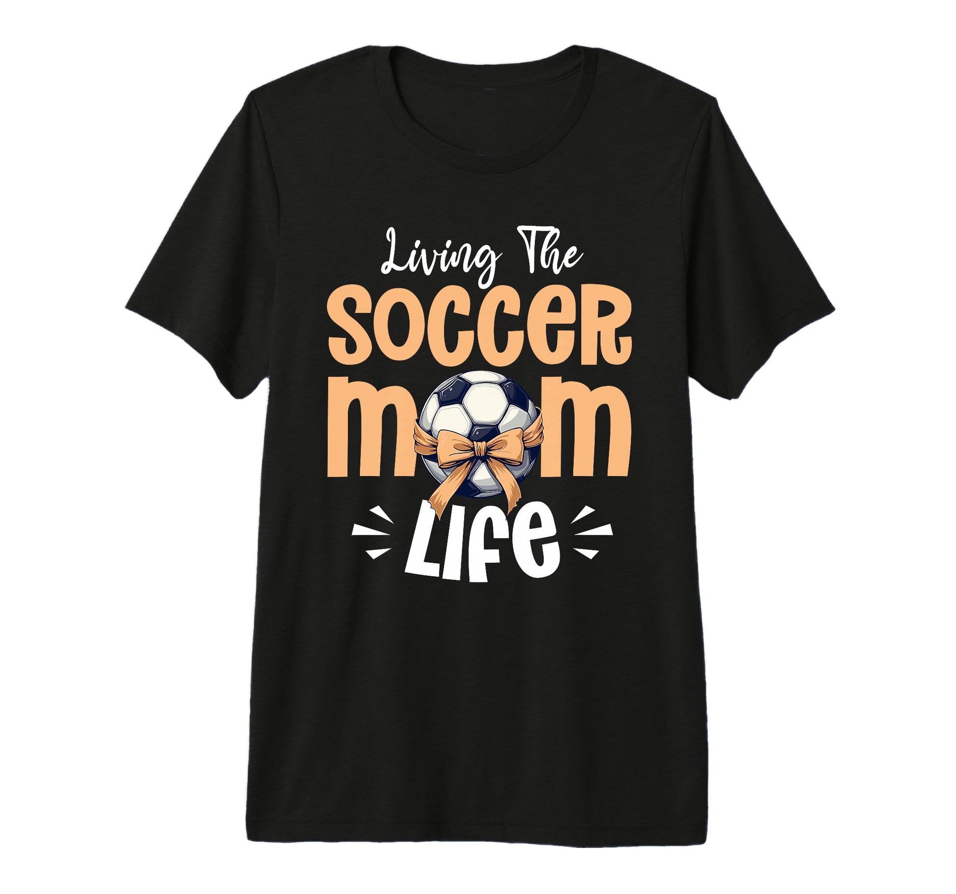 Soccer Mom Mommy Tri Blend T-Shirt - Trendy Graphic for Adults - T-Shirt, Sweatshirt, Hoodie