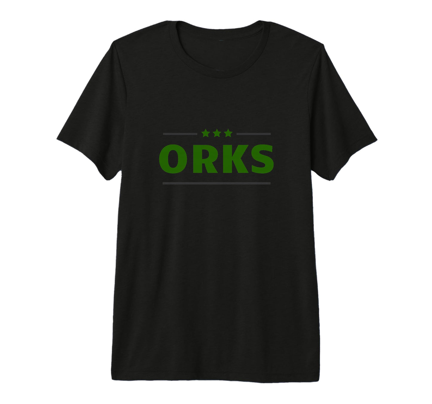 Orcs Fan Soccer Football Tri Blend T-Shirt - Fun Novelty Design for Adults - T-Shirt, Sweatshirt, Hoodie