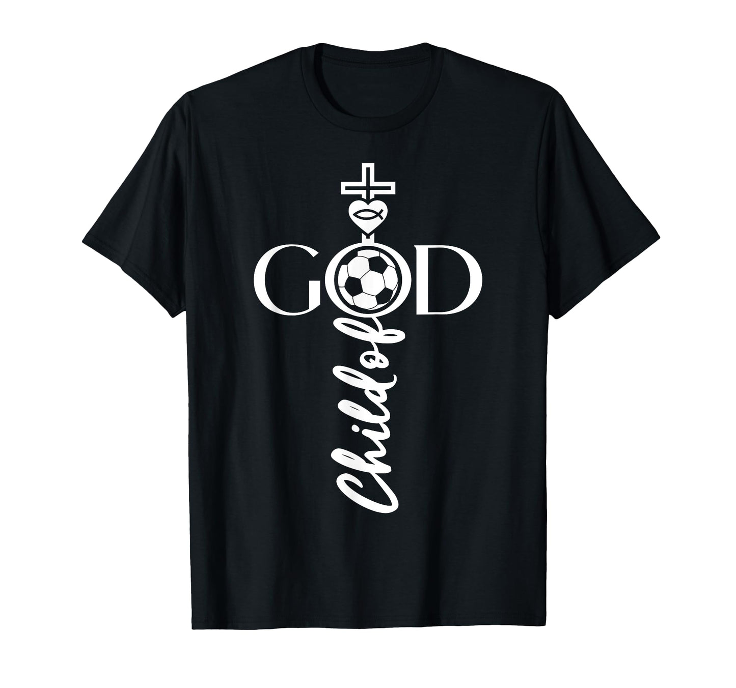 Religious Jesus Soccer Child God T-Shirt - Fun Novelty Design for Adults - T-Shirt, Sweatshirt, Hoodie