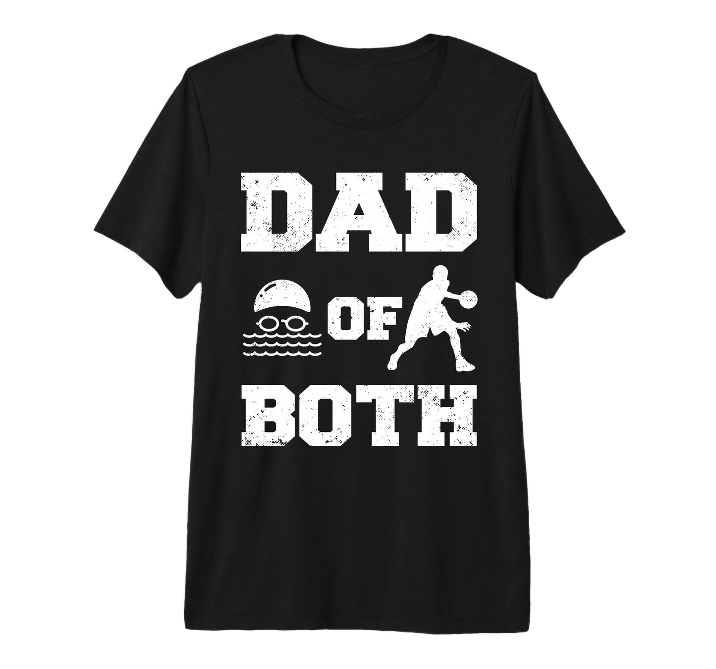 Mens Dad Both Funny Swim Basketball T-Shirt - Aesthetic Graphic Men Women - T-Shirt, Sweatshirt, Hoodie