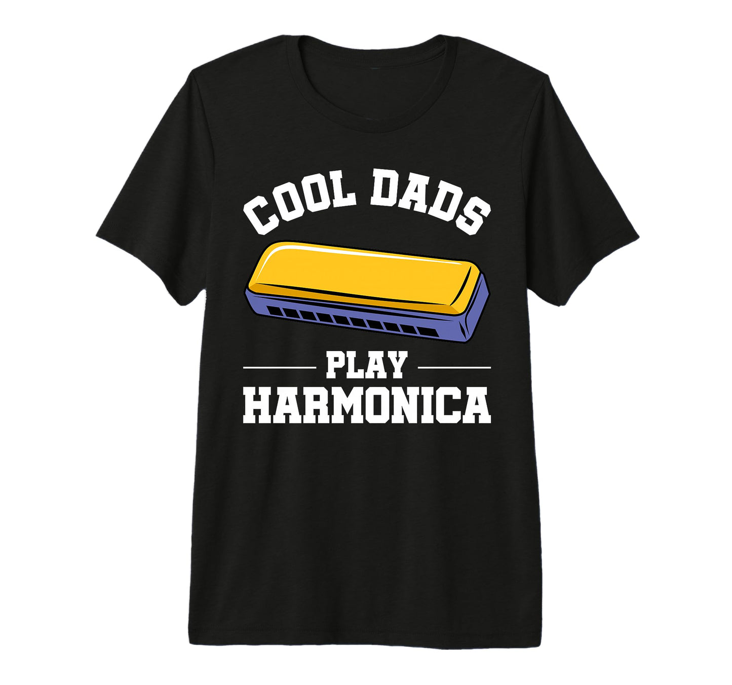 Harmonica Player Dad Musician Music Lover T-Shirt - Novelty Apparel Unisex - T-Shirt, Sweatshirt, Hoodie
