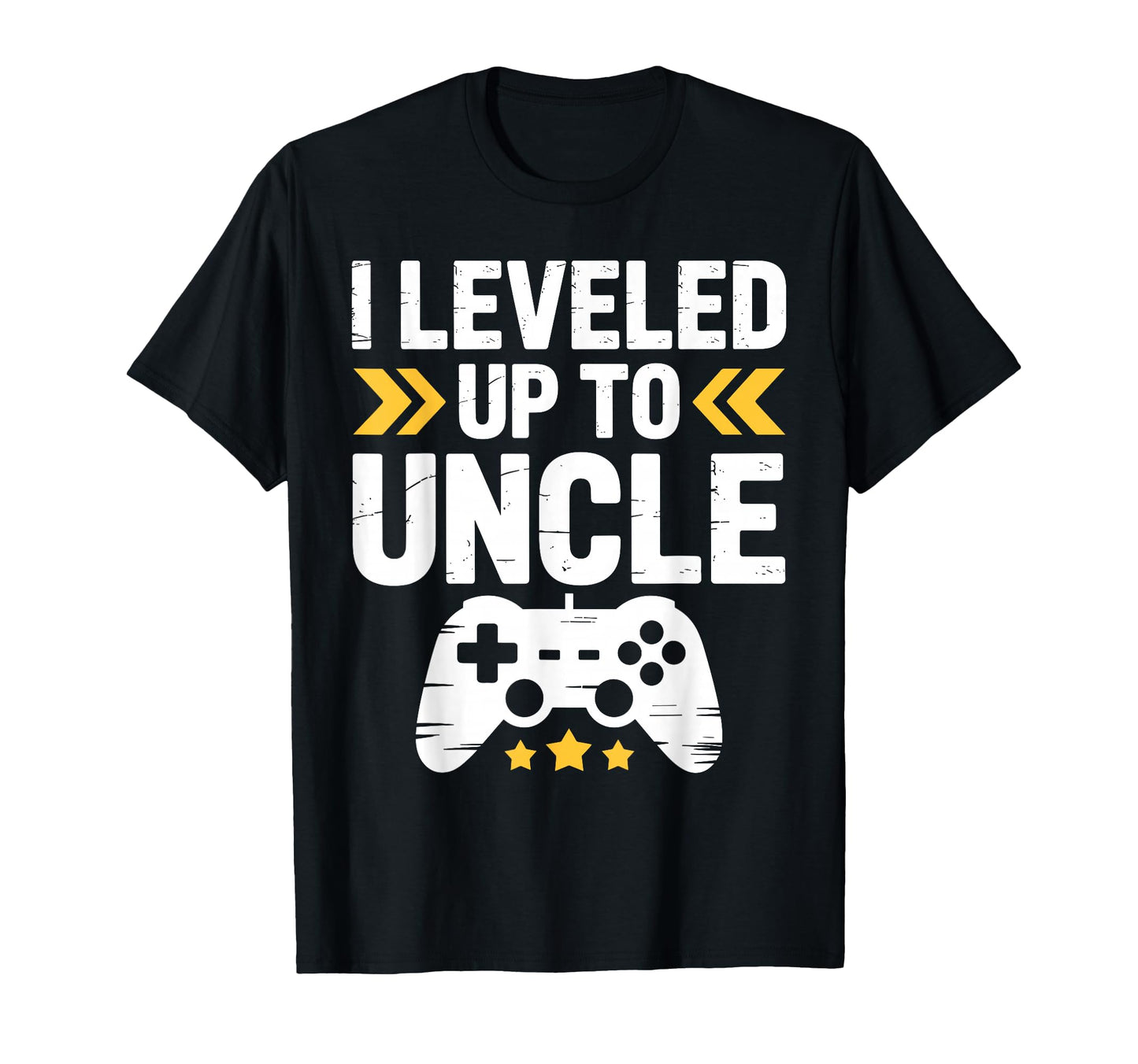 Funny Uncle Art Uncle From New Promoted To T-Shirt - Trendy Graphic Unisex - T-Shirt, Sweatshirt, Hoodie