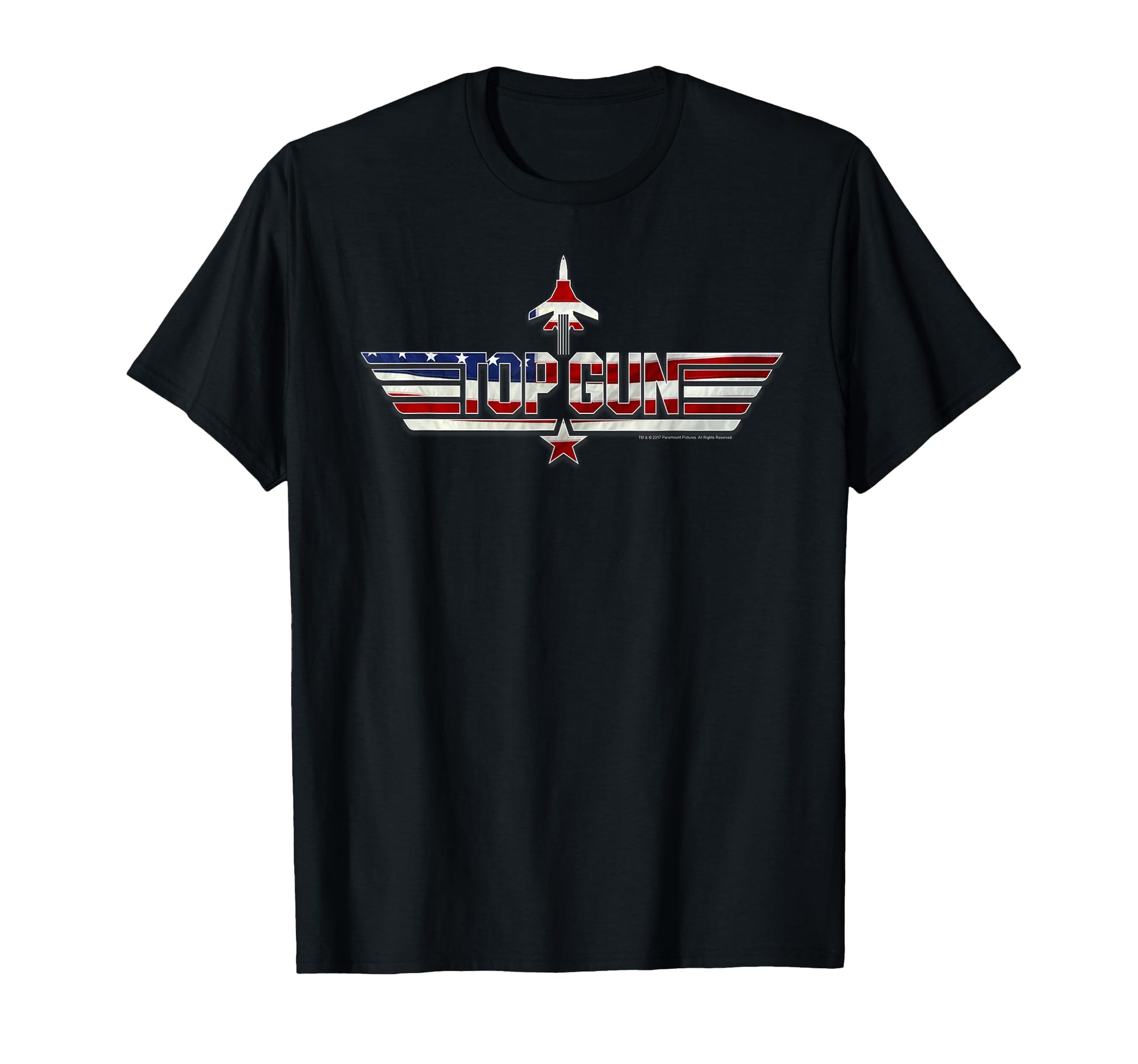 Gun American Flag Stars And Bars Logo T-Shirt - Novelty Apparel Unisex - T-Shirt, Sweatshirt, Hoodie