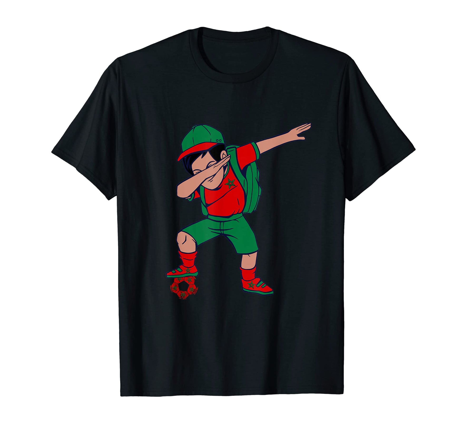 Moroccan Pride Moroccan Soccer T-Shirt - Aesthetic Graphic Men Women - T-Shirt, Sweatshirt, Hoodie