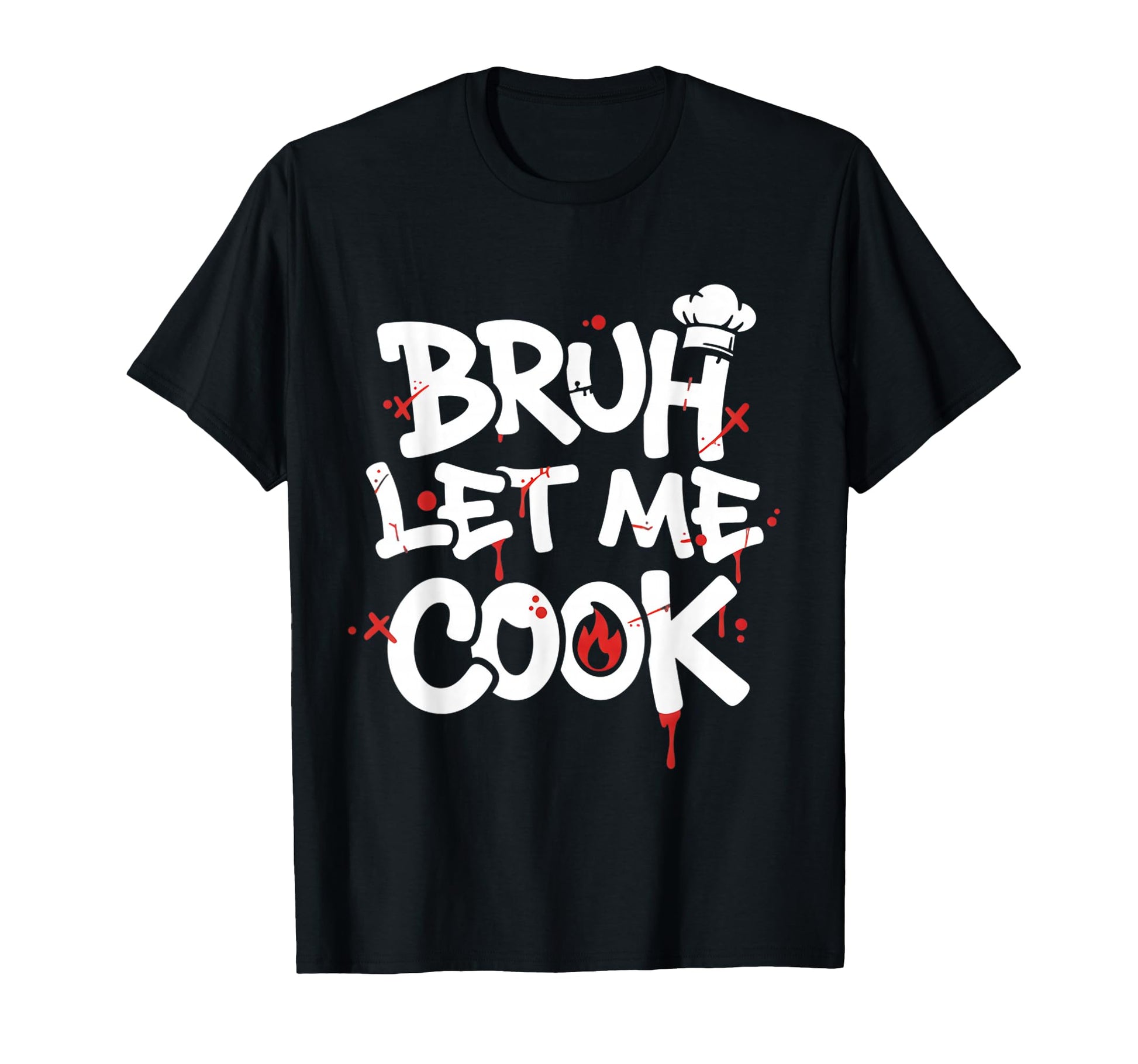 Funny Meme Cooking Bruh Let Me Cook T-Shirt - Custom Art Print for Adults - T-Shirt, Sweatshirt, Hoodie