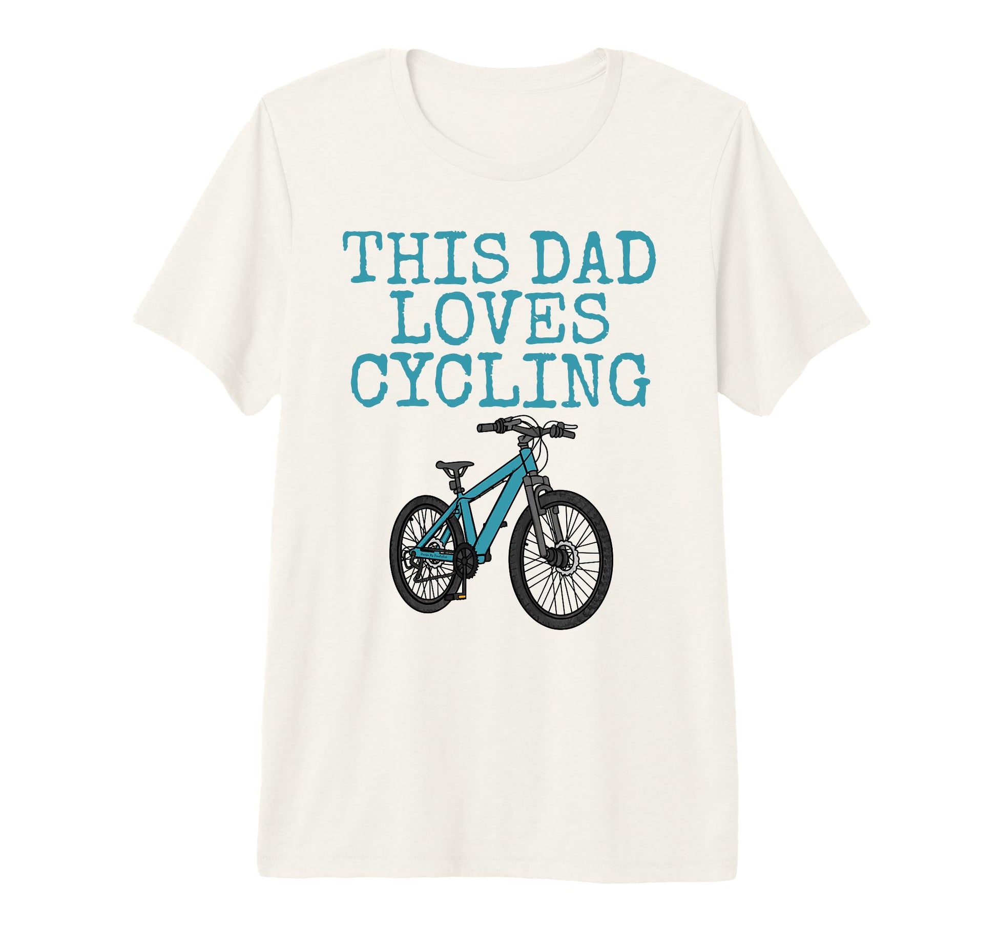 Mens This Dad Loves Cycling Fathers Day T-Shirt - Unique Graphic Unisex - T-Shirt, Sweatshirt, Hoodie