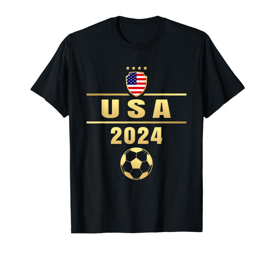 American Flag Soccer Team Womens Soccer T-Shirt - Minimalist Print Unisex - T-Shirt, Sweatshirt, Hoodie