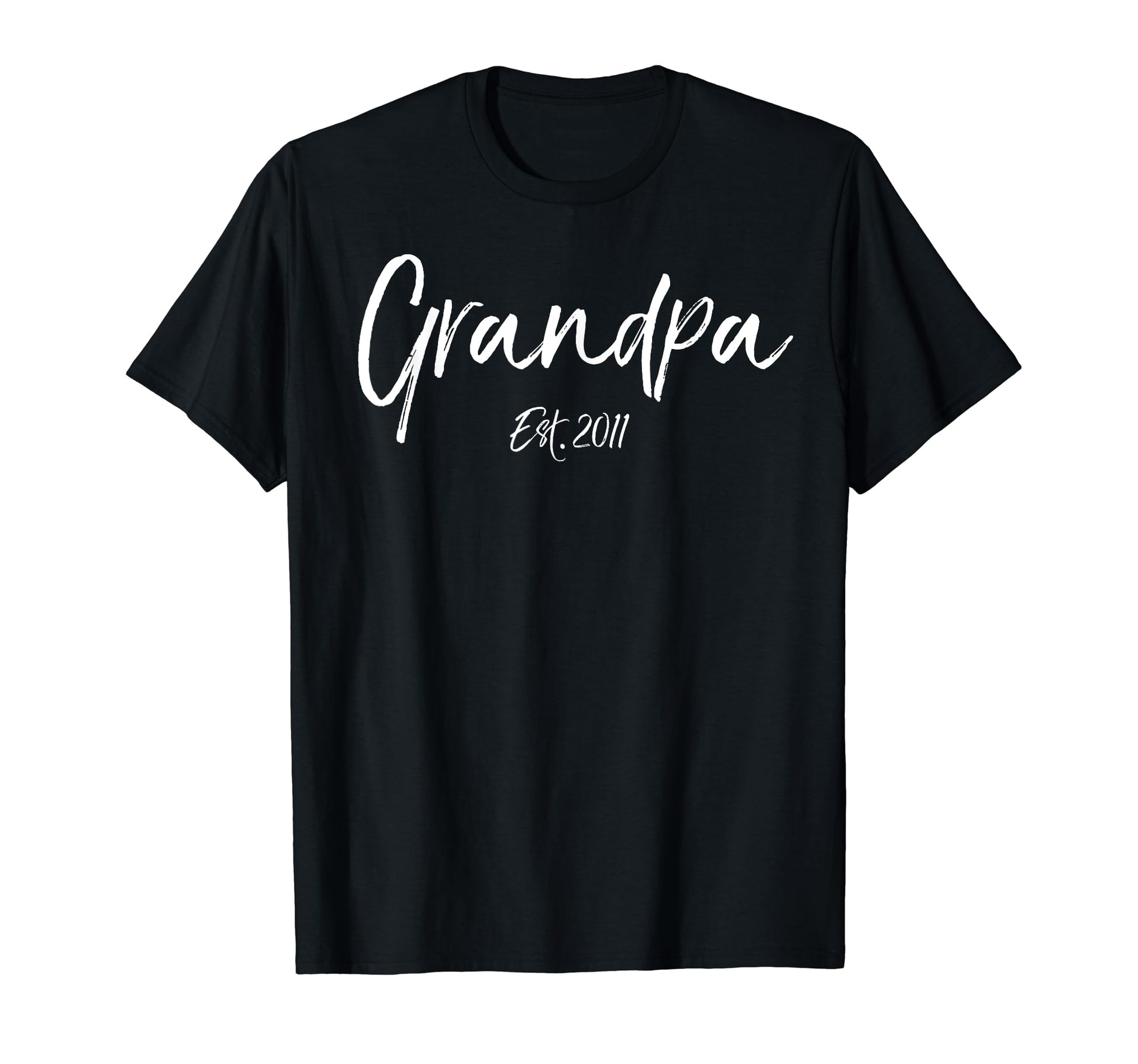 Grandpa Est 2011 Grandfather Gift T-Shirt - Fun Novelty Design Unisex - T-Shirt, Sweatshirt, Hoodie