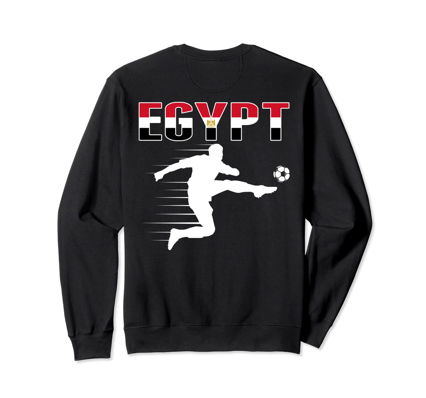Egypt Soccer Fans Jersey Proud Sweatshirt - Minimalist Print for Adults - T-Shirt, Sweatshirt, Hoodie