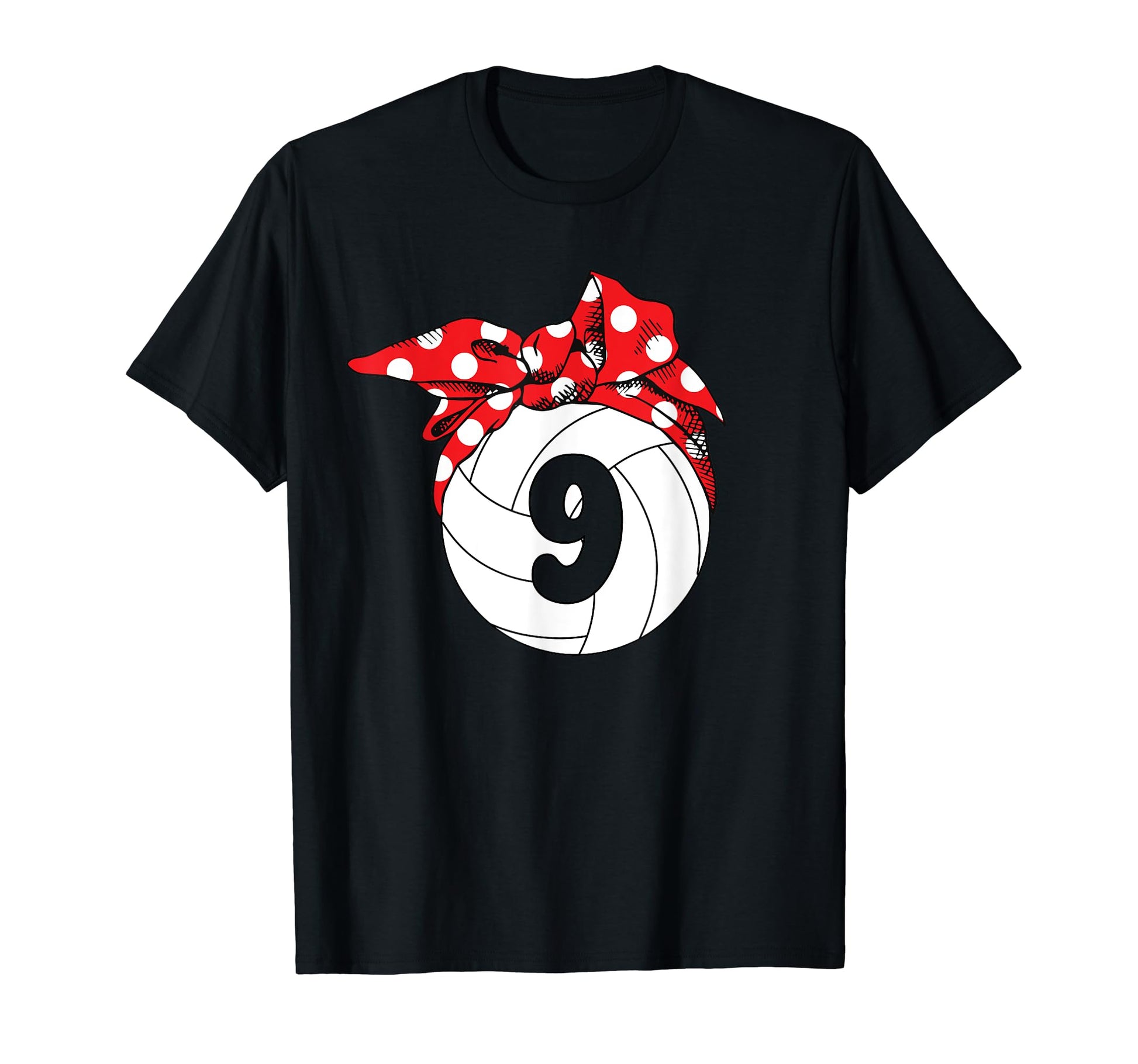 Groovy Volleyball Player Number 9 T-Shirt - Casual Everyday Wear Men Women - T-Shirt, Sweatshirt, Hoodie