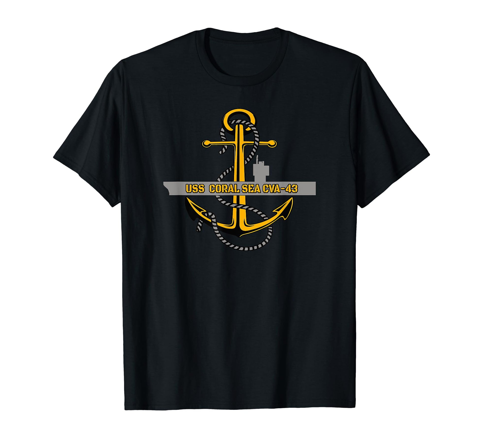 Aircraft Carrier Uss Coral Sea Cva T-Shirt - Casual Everyday Wear Unisex - T-Shirt, Sweatshirt, Hoodie