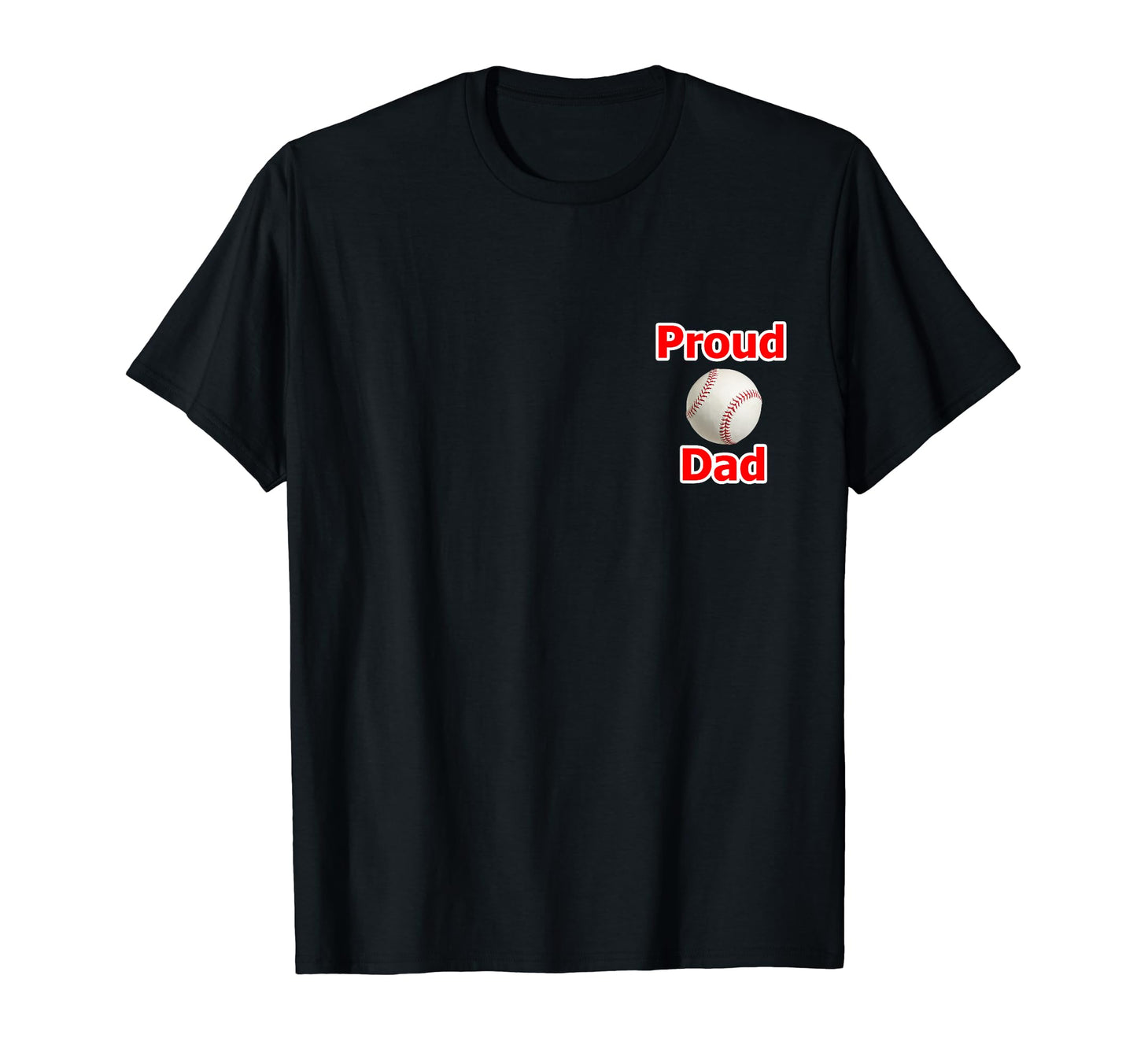Proud Dad Son Little League Baseball T-Shirt - Custom Art Print Men Women - T-Shirt, Sweatshirt, Hoodie