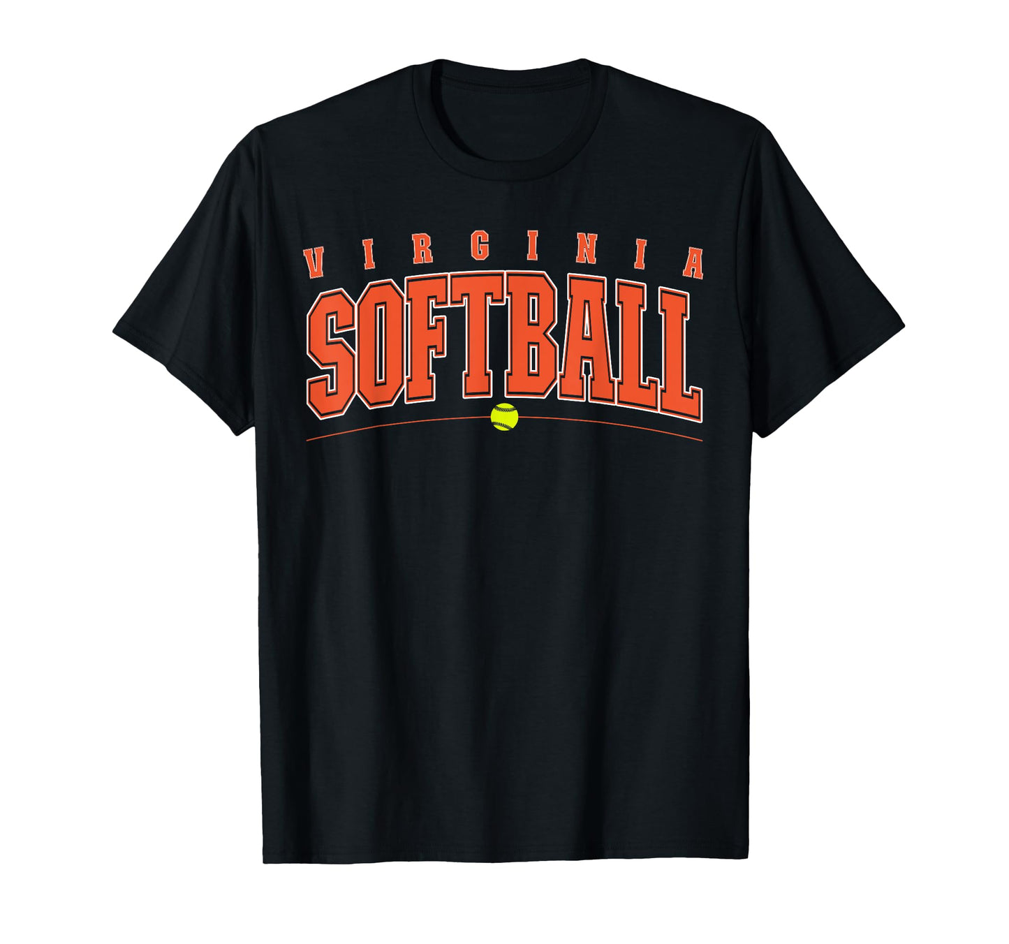 Virginia Softball T-Shirt - Unique Graphic Men Women - T-Shirt, Sweatshirt, Hoodie