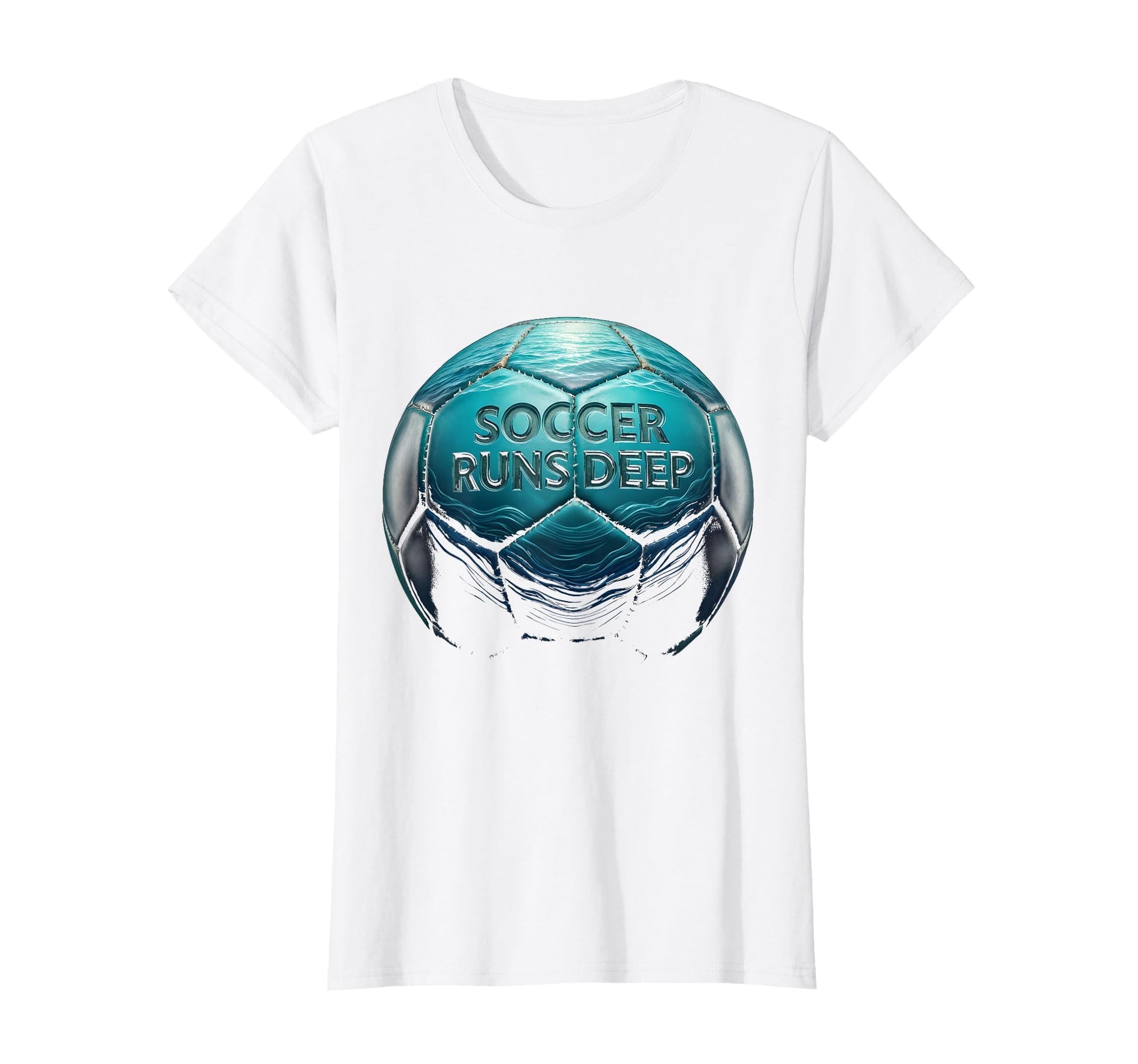 Soccer Runs Deep Passionate Football Fan T-Shirt - Aesthetic Graphic Unisex - T-Shirt, Sweatshirt, Hoodie