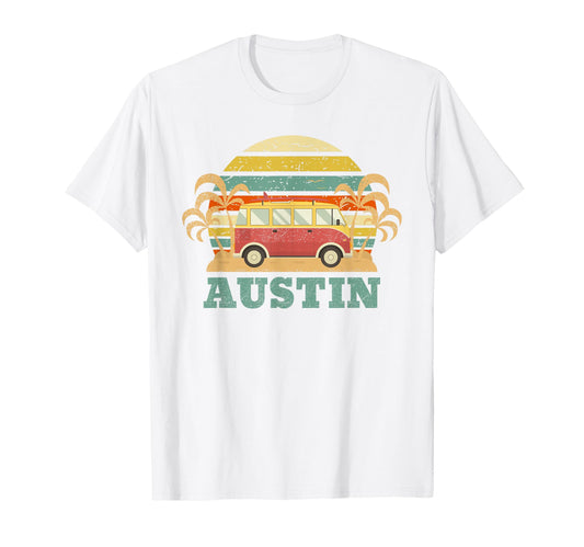 60S 70S Austin Tx T Shirts Blue Small T-Shirt - Graphic Print Men Women - T-Shirt, Sweatshirt, Hoodie