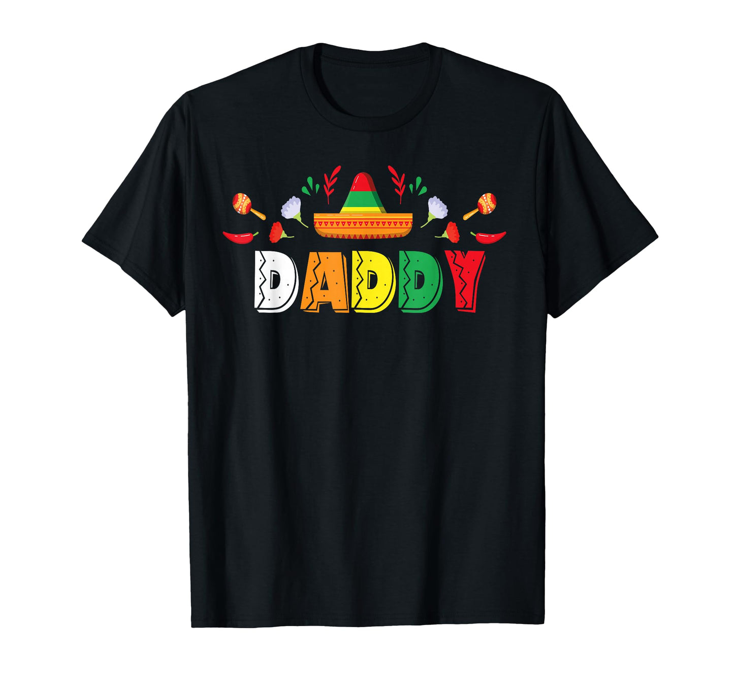 Mexican Fiesta Birthday Party Theme T-Shirt - Graphic Print Men Women - T-Shirt, Sweatshirt, Hoodie