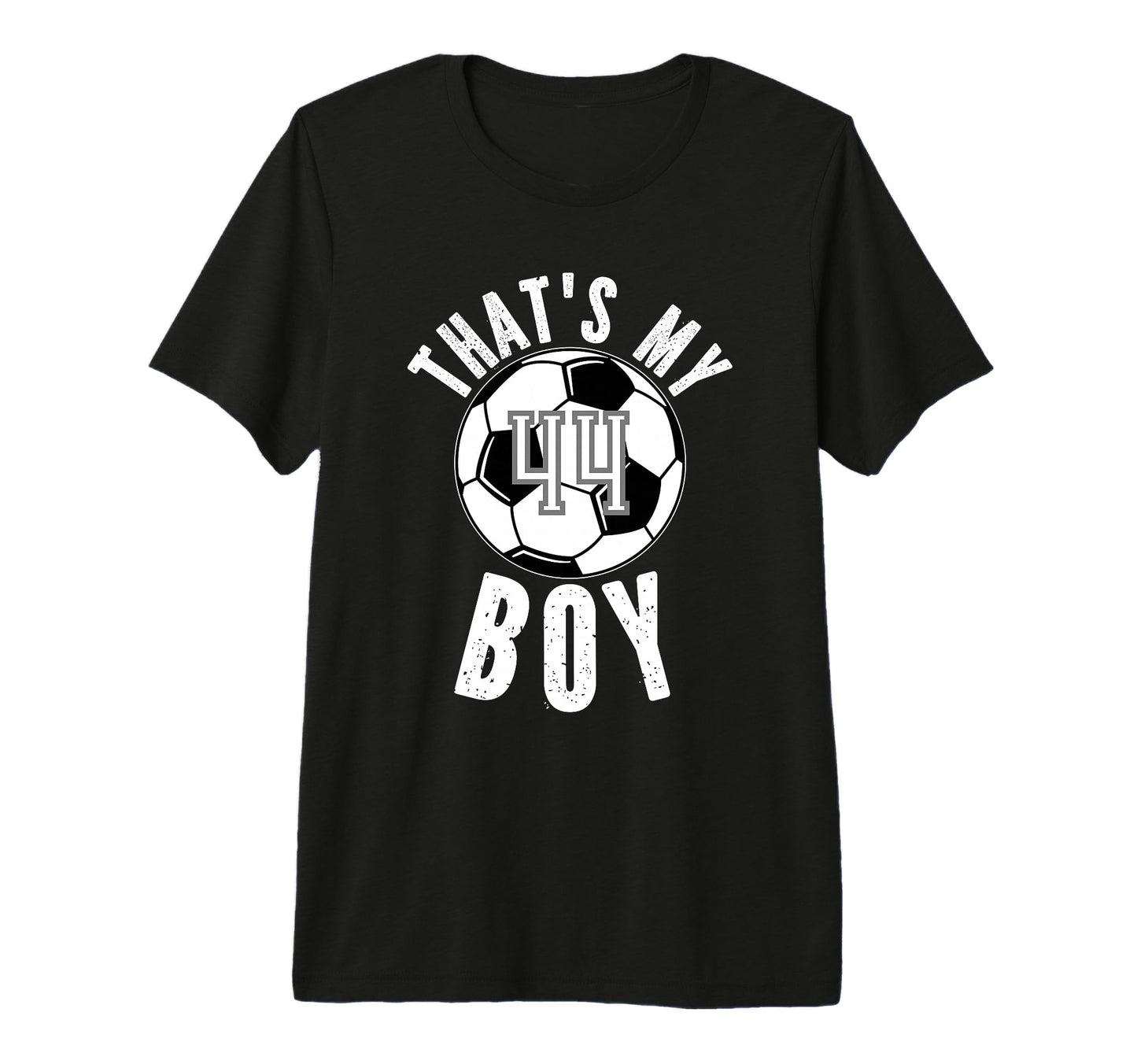 Thats My Soccer Number 44 Tri T-Shirt - Casual Everyday Wear Men Women - T-Shirt, Sweatshirt, Hoodie