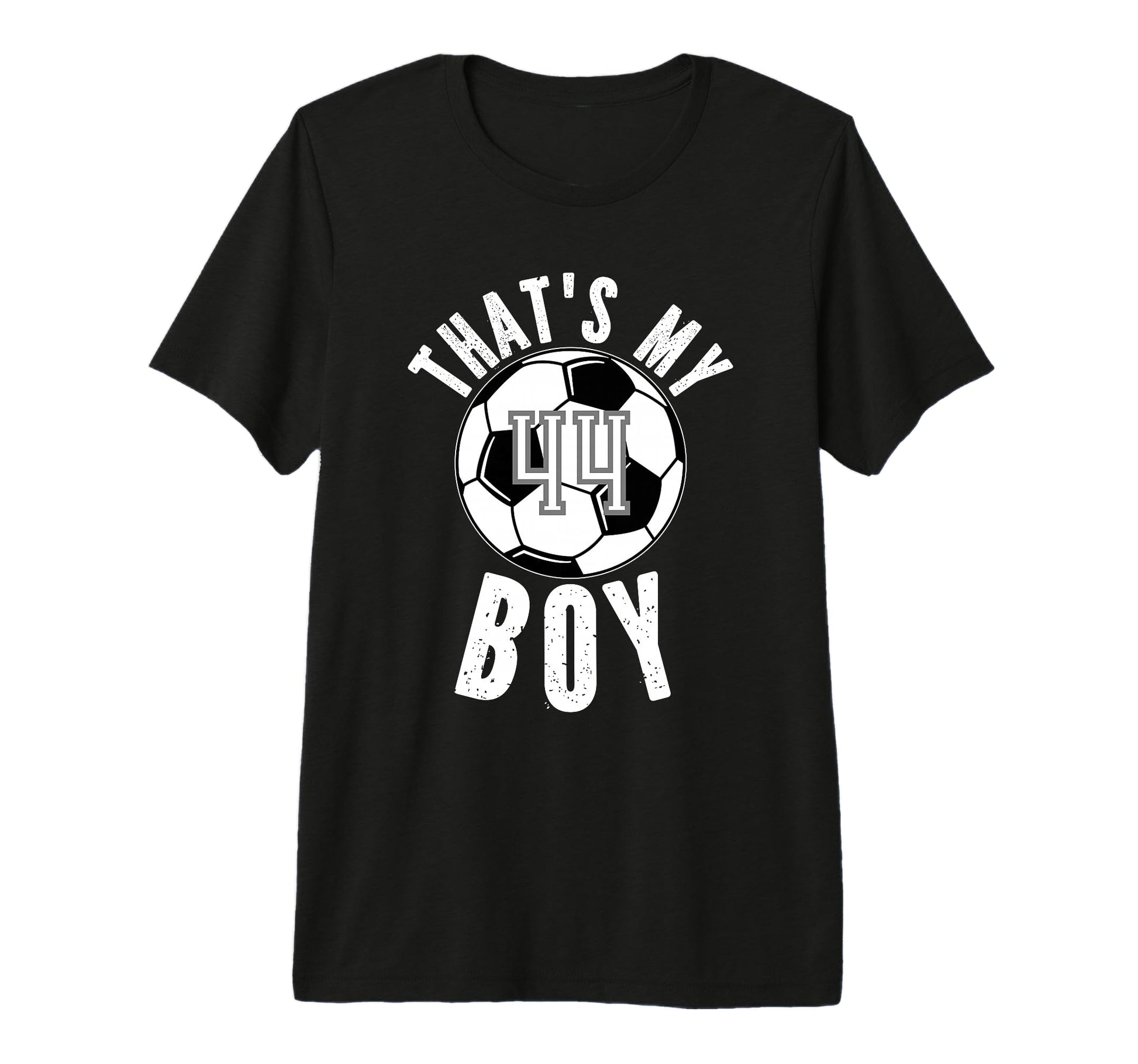 Thats My Soccer Number 44 Tri T-Shirt - Casual Everyday Wear Men Women - T-Shirt, Sweatshirt, Hoodie