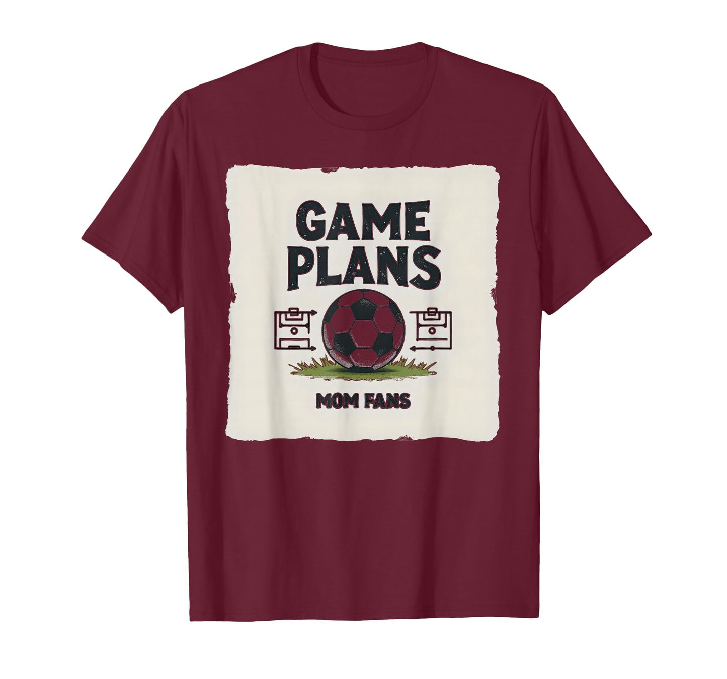 Game Plans Mom Fans Soccer Mom T-Shirt - Novelty Apparel for Adults - T-Shirt, Sweatshirt, Hoodie