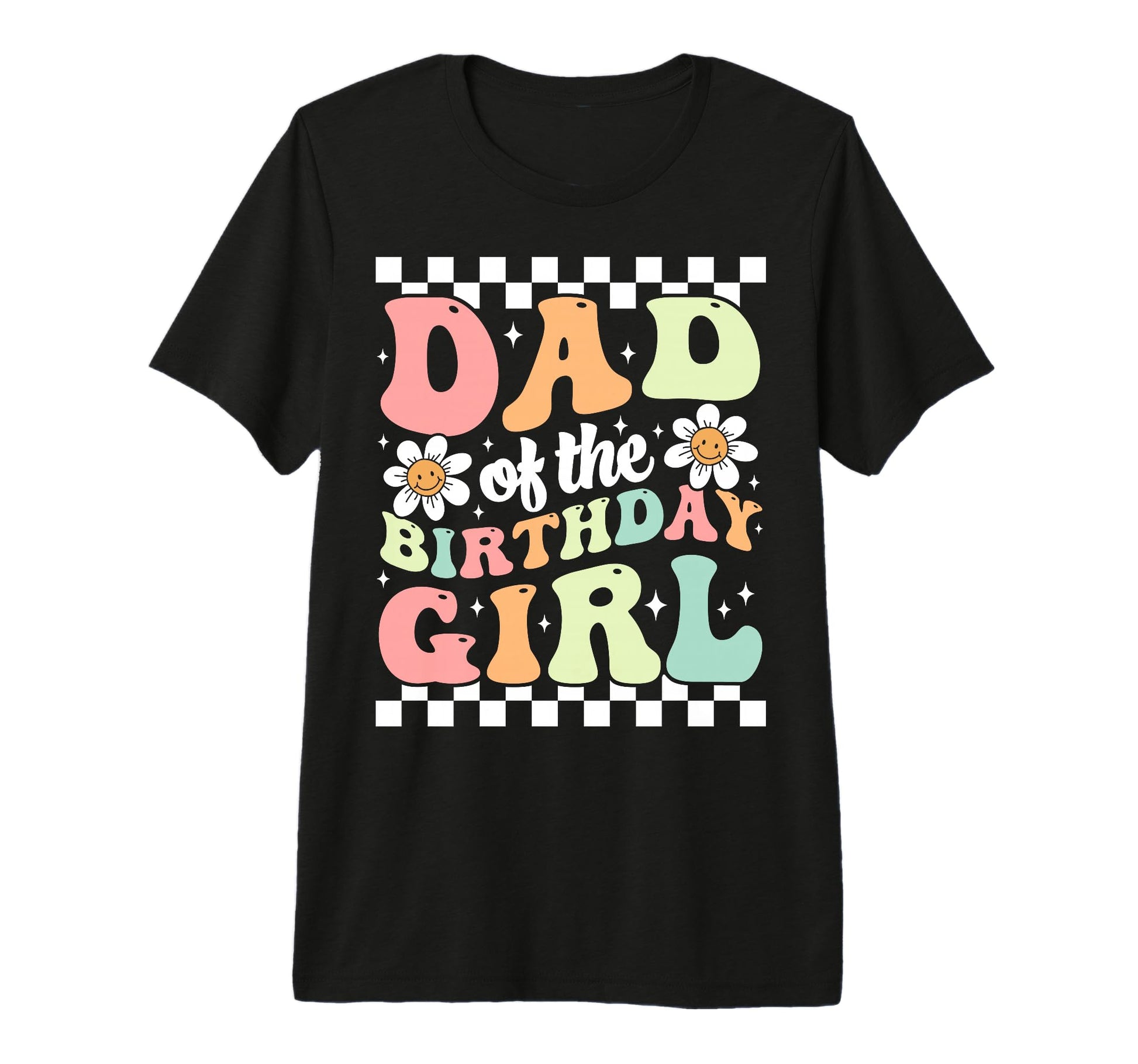 Dad Birthday Family Groovy Birthday T-Shirt - Novelty Apparel Men Women - T-Shirt, Sweatshirt, Hoodie