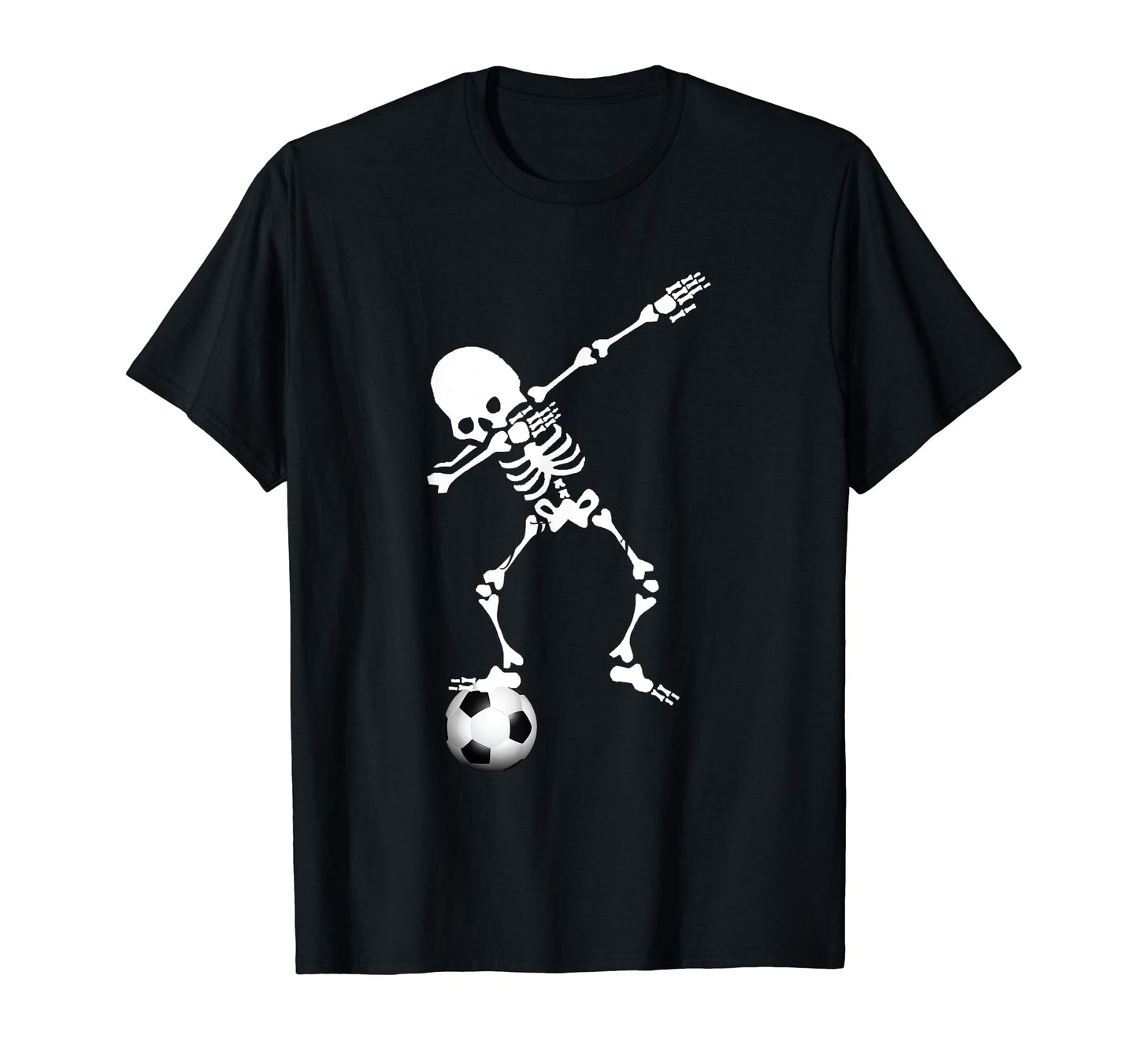 Funny Dabbing Skelleton Soccer T-Shirt - Minimalist Print Men Women - T-Shirt, Sweatshirt, Hoodie