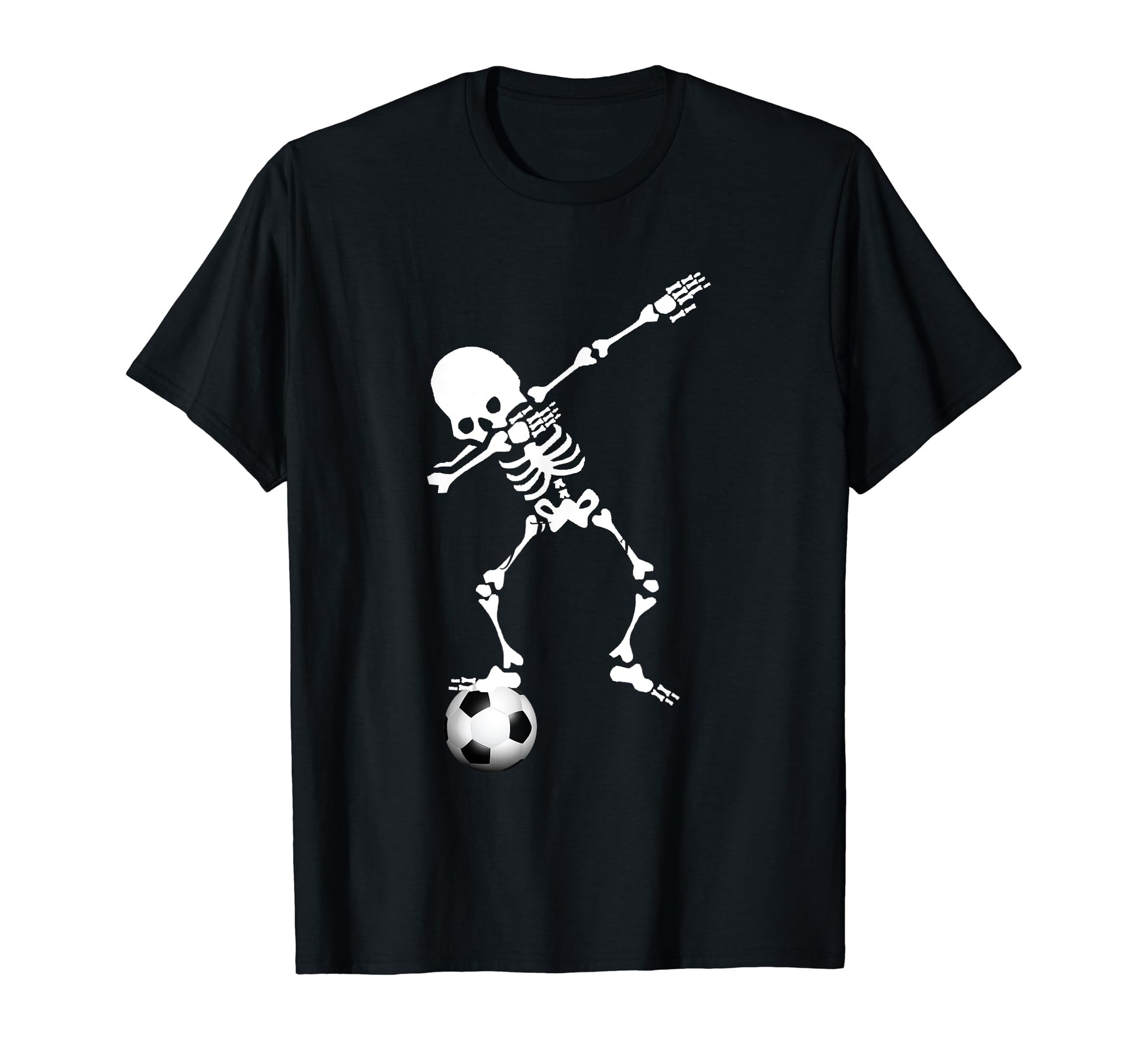Funny Dabbing Skelleton Soccer T-Shirt - Minimalist Print Men Women - T-Shirt, Sweatshirt, Hoodie