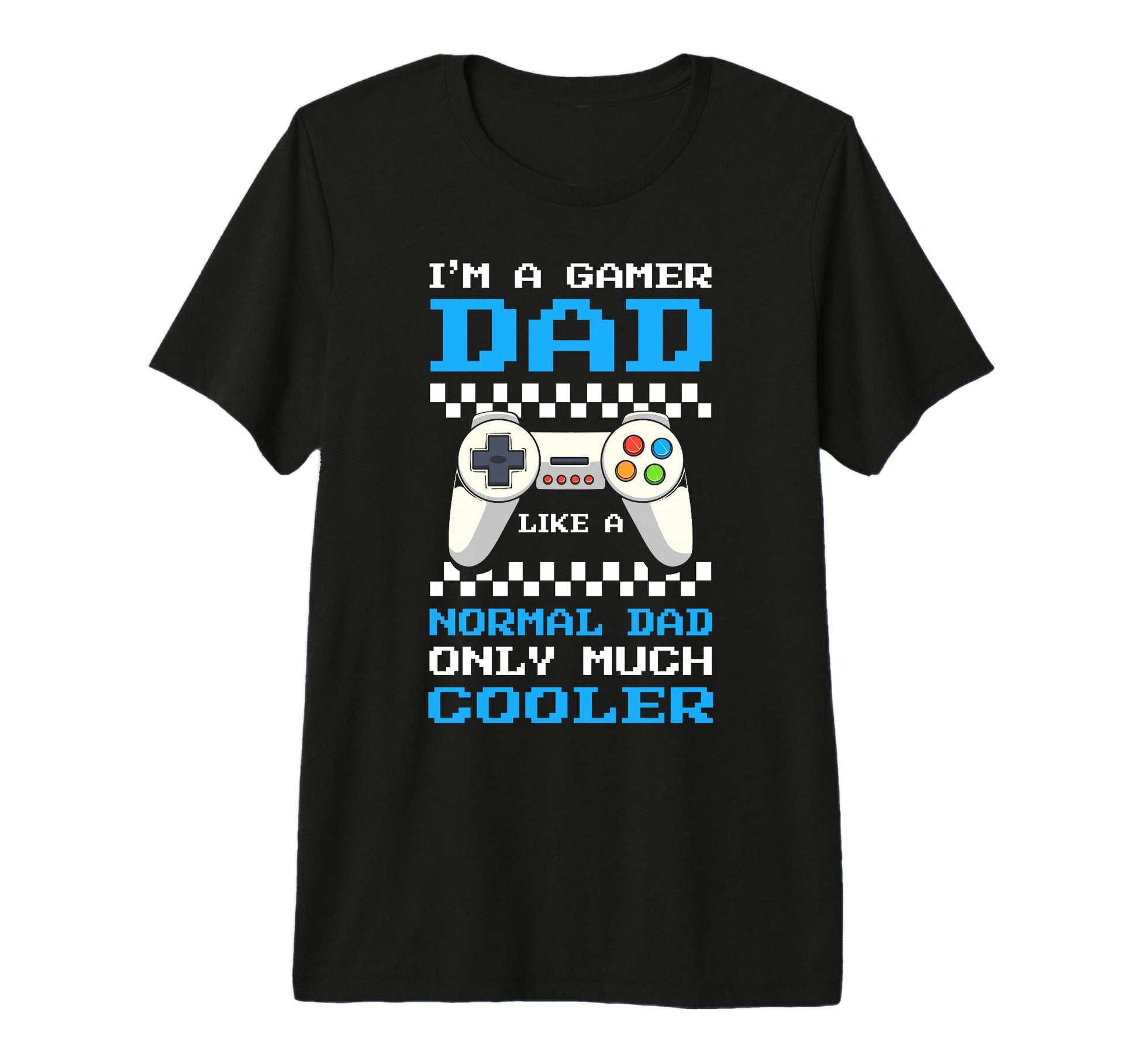 Funny Parenthood Quotes Gamer Dad Tri Blend T-Shirt - Trendy Graphic Unisex - T-Shirt, Sweatshirt, Hoodie