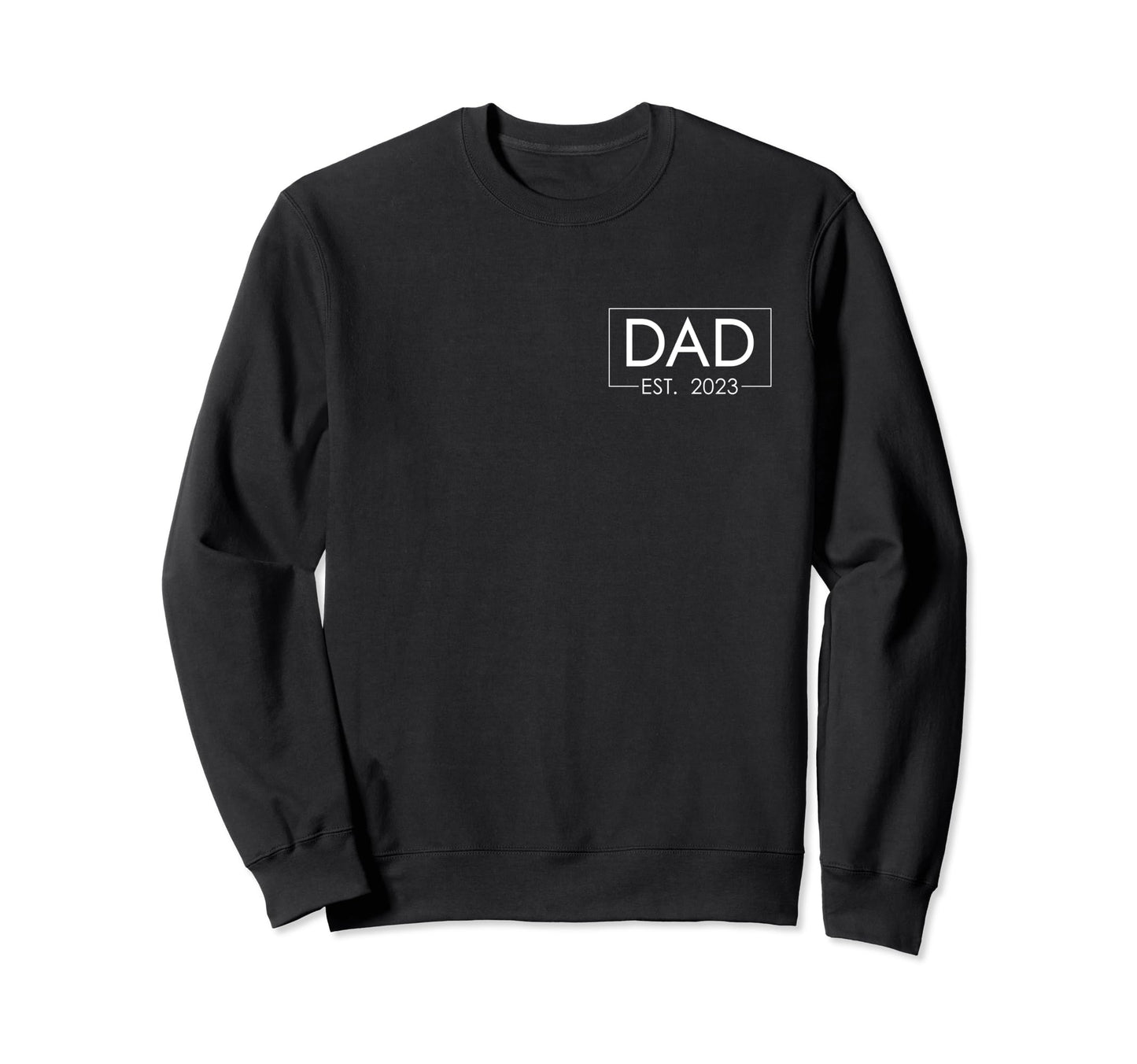 New Dad Pocket Minimaliste New 2023 Sweatshirt - Unique Graphic Unisex - T-Shirt, Sweatshirt, Hoodie