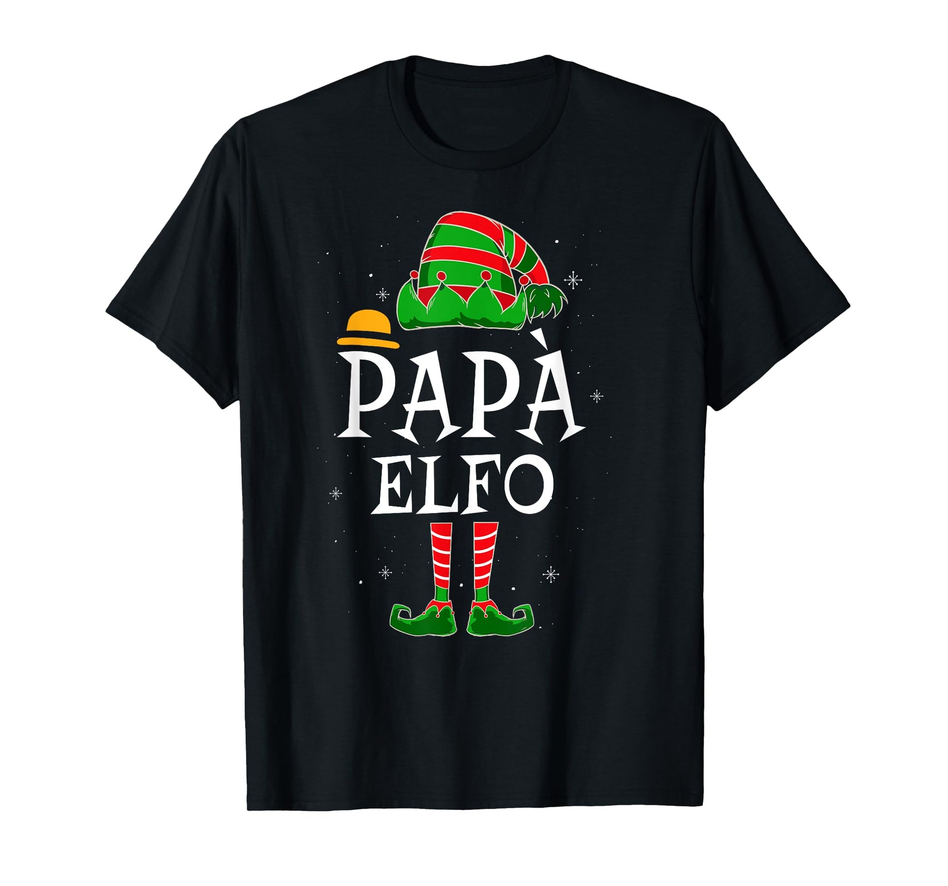 Dad Elf Family Personalized Dad Funny T-Shirt - Custom Art Print Men Women - T-Shirt, Sweatshirt, Hoodie