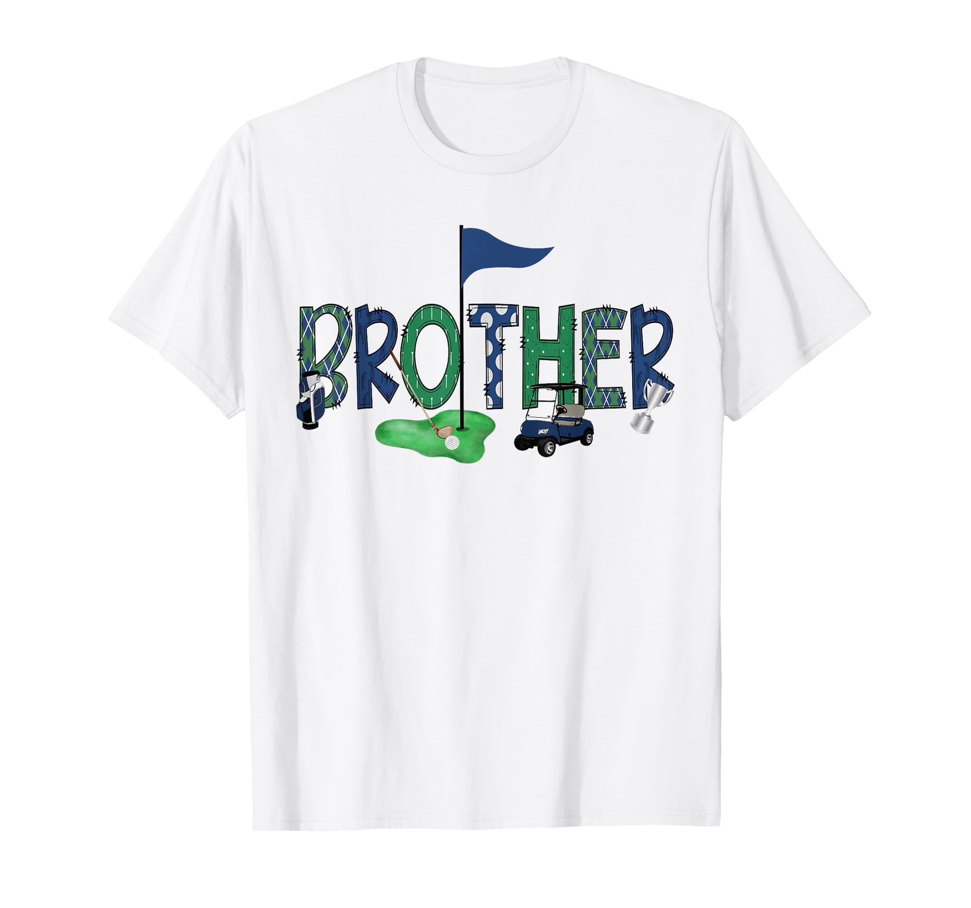 Brother Birthday Hole One Golf Sport T-Shirt - Unique Graphic Men Women - T-Shirt, Sweatshirt, Hoodie