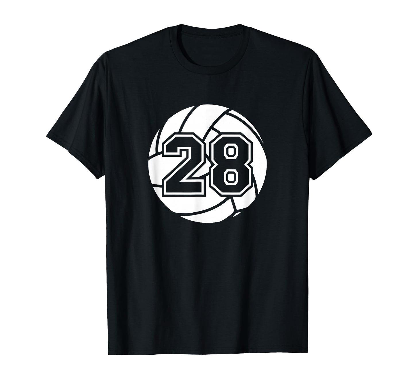 Volleyball Player 28 Parent Jersey Number T-Shirt - Novelty Apparel Unisex - T-Shirt, Sweatshirt, Hoodie