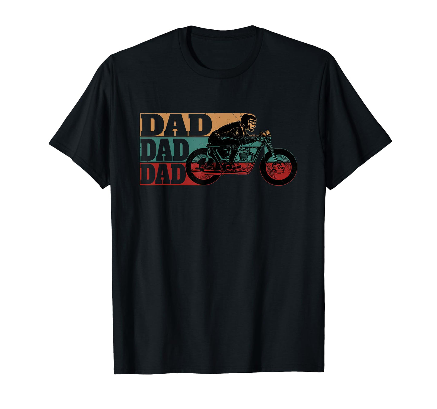 Dad Fathers Day Rides Motorcycles T-Shirt - Streetwear Style Men Women - T-Shirt, Sweatshirt, Hoodie