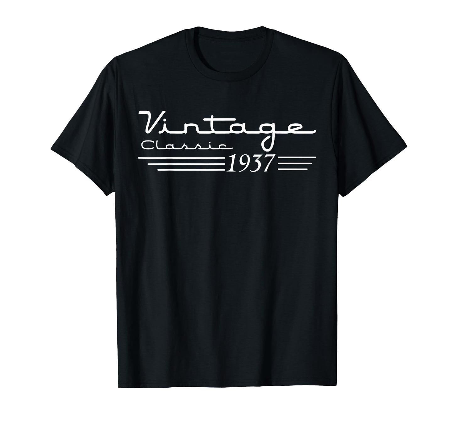 89Th Birthday Decorations 1937 89 T-Shirt - Trendy Graphic for Adults - T-Shirt, Sweatshirt, Hoodie