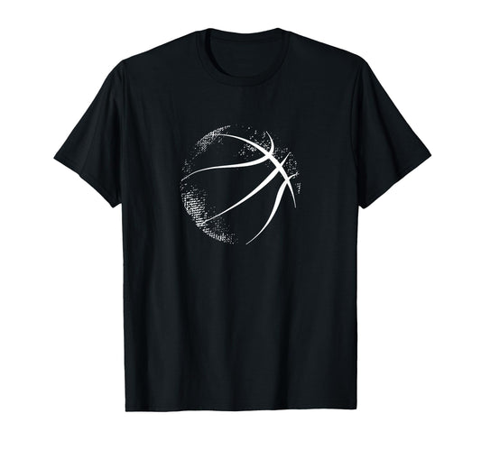 Basketball Silhouette Basketball T-Shirt - Minimalist Print for Adults - T-Shirt, Sweatshirt, Hoodie