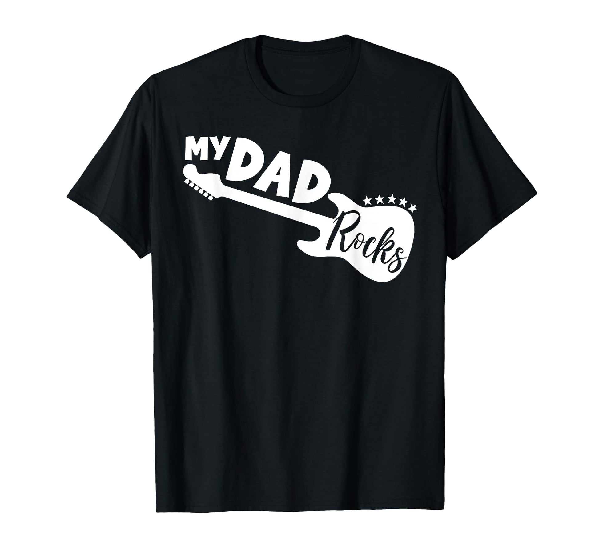 My Dad Rocks Funny Guitar Dad Fathers Day T-Shirt - Unique Graphic Unisex - T-Shirt, Sweatshirt, Hoodie