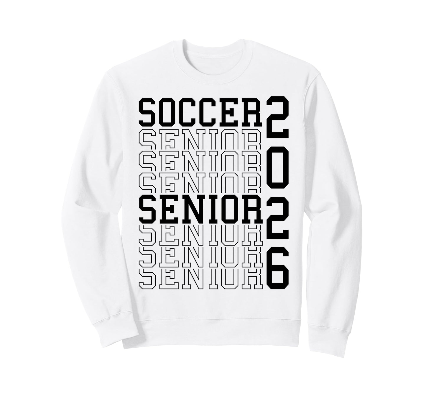 Soccer Senior Night Soccer Senior Sweatshirt - Graphic Print Men Women - T-Shirt, Sweatshirt, Hoodie