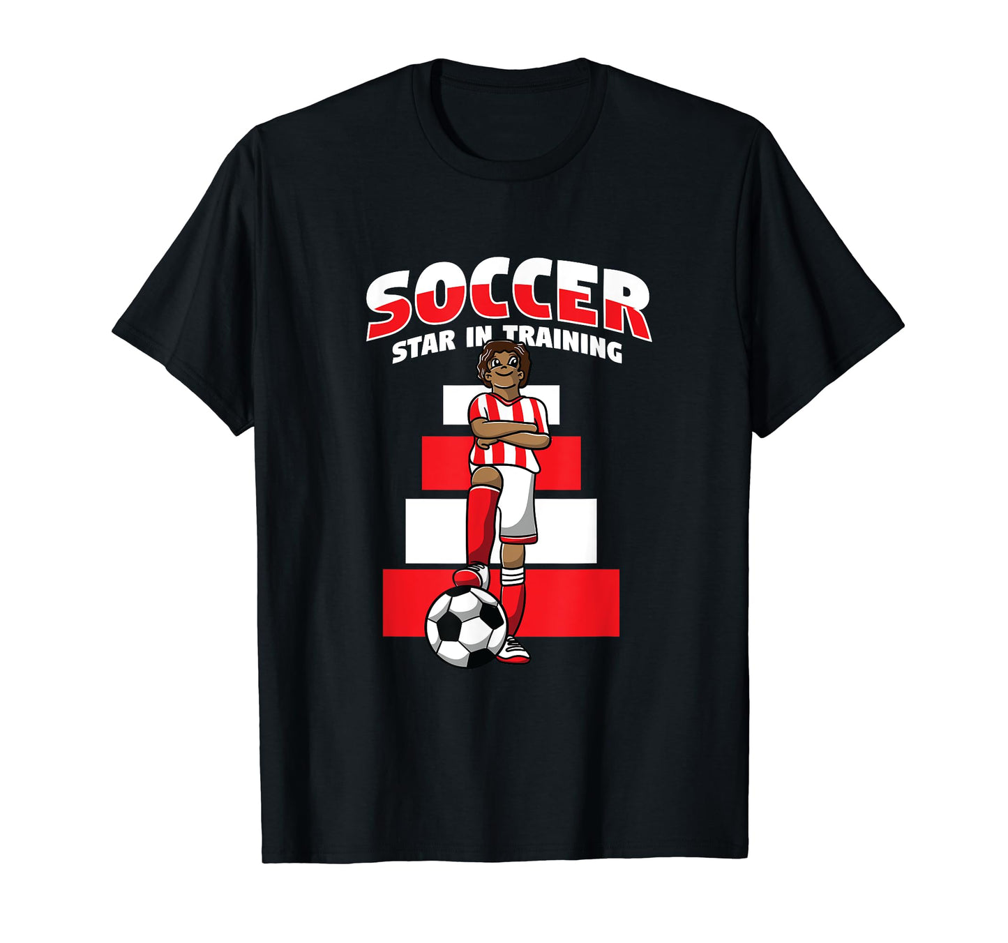 Soccer Star Training Football T-Shirt - Aesthetic Graphic Men Women - T-Shirt, Sweatshirt, Hoodie