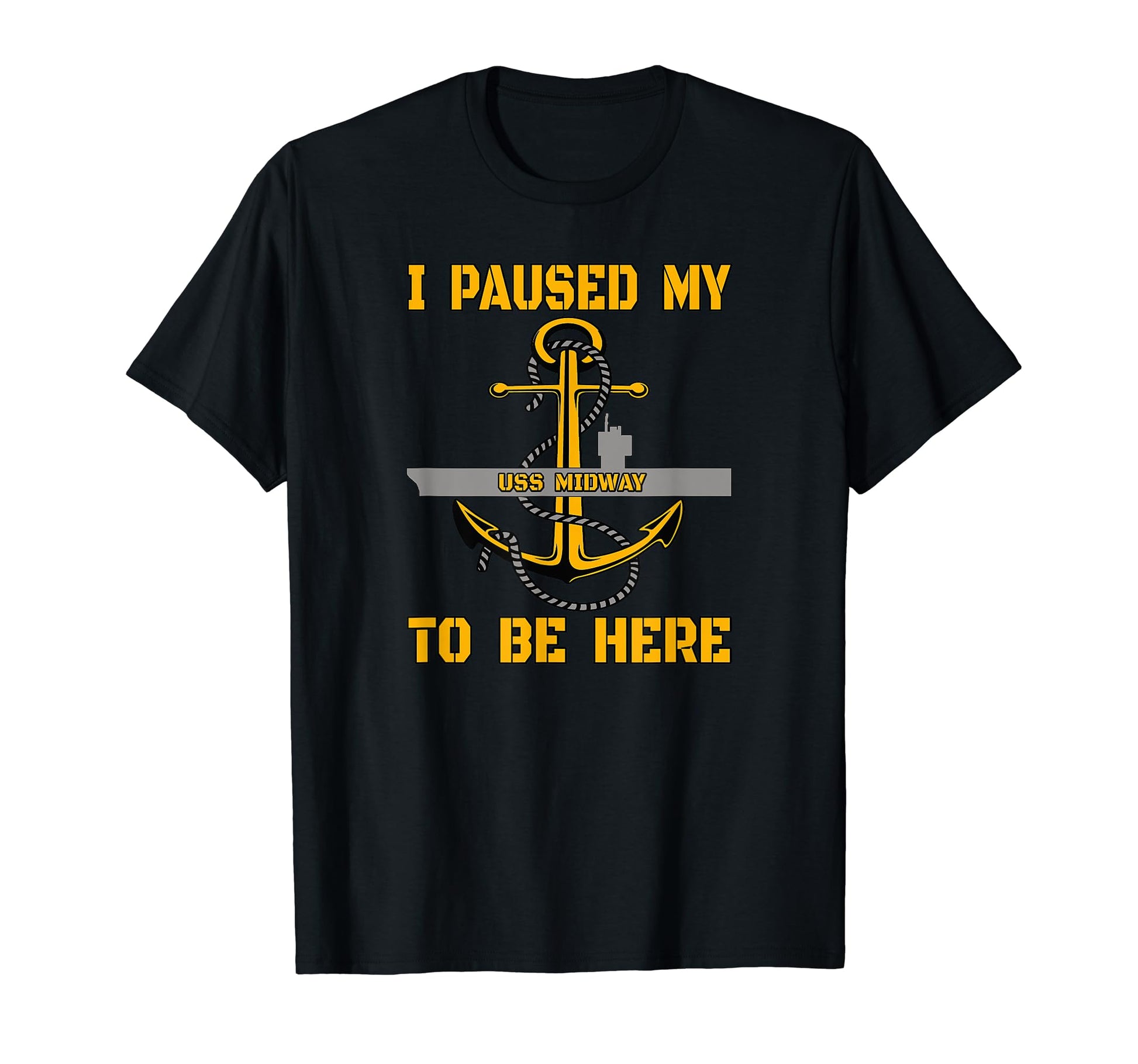 Uss Midway Aircraft Carrier Veteran T-Shirt - Casual Everyday Wear Unisex - T-Shirt, Sweatshirt, Hoodie