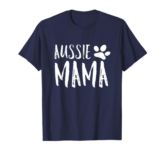 Australian Shepherd Mom Aussie T-Shirt - Custom Art Print for Adults - T-Shirt, Sweatshirt, Hoodie