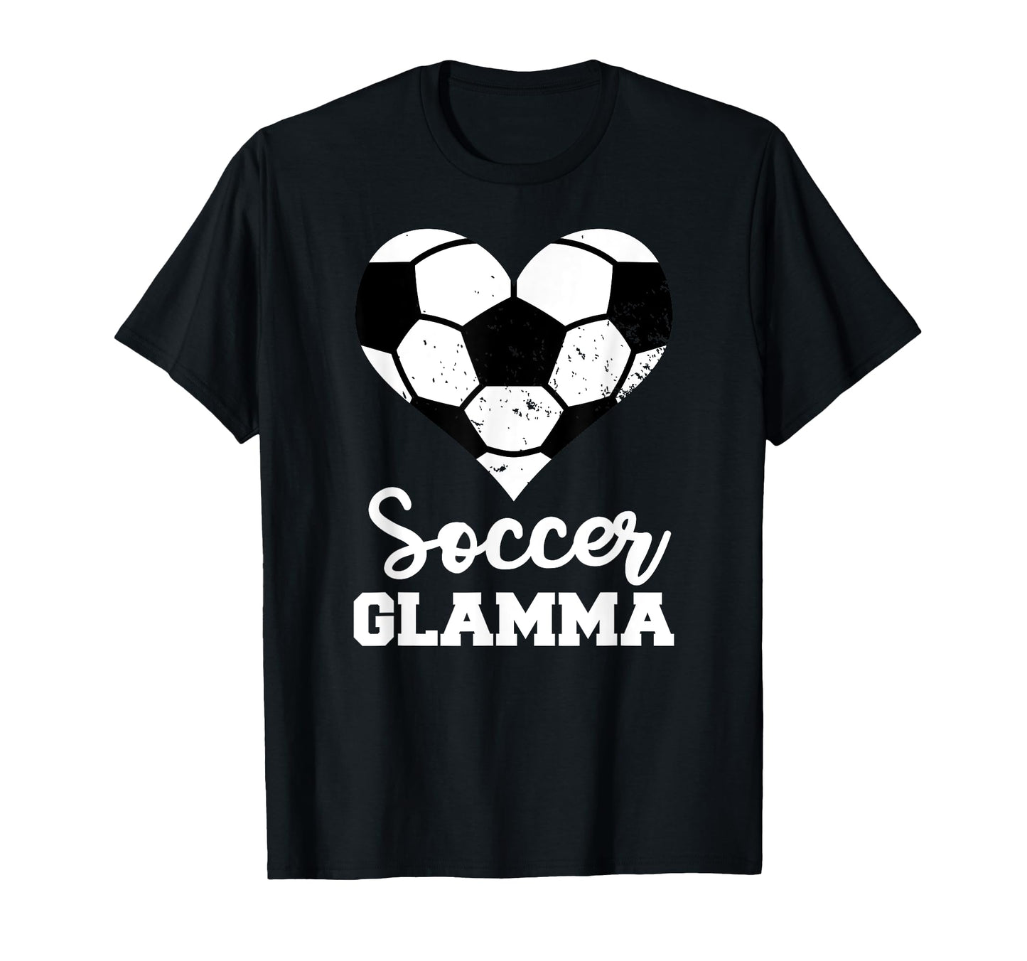 Soccer Glamma Funny Soccer Heart T-Shirt - Novelty Apparel for Adults - T-Shirt, Sweatshirt, Hoodie