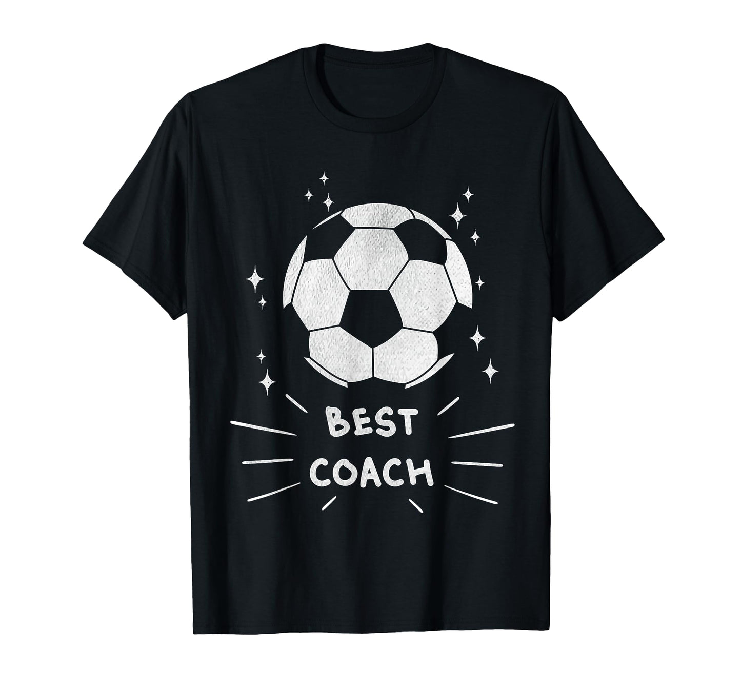 Best Soccer Coach Soccer Ball Soccer T-Shirt - Minimalist Print for Adults - T-Shirt, Sweatshirt, Hoodie