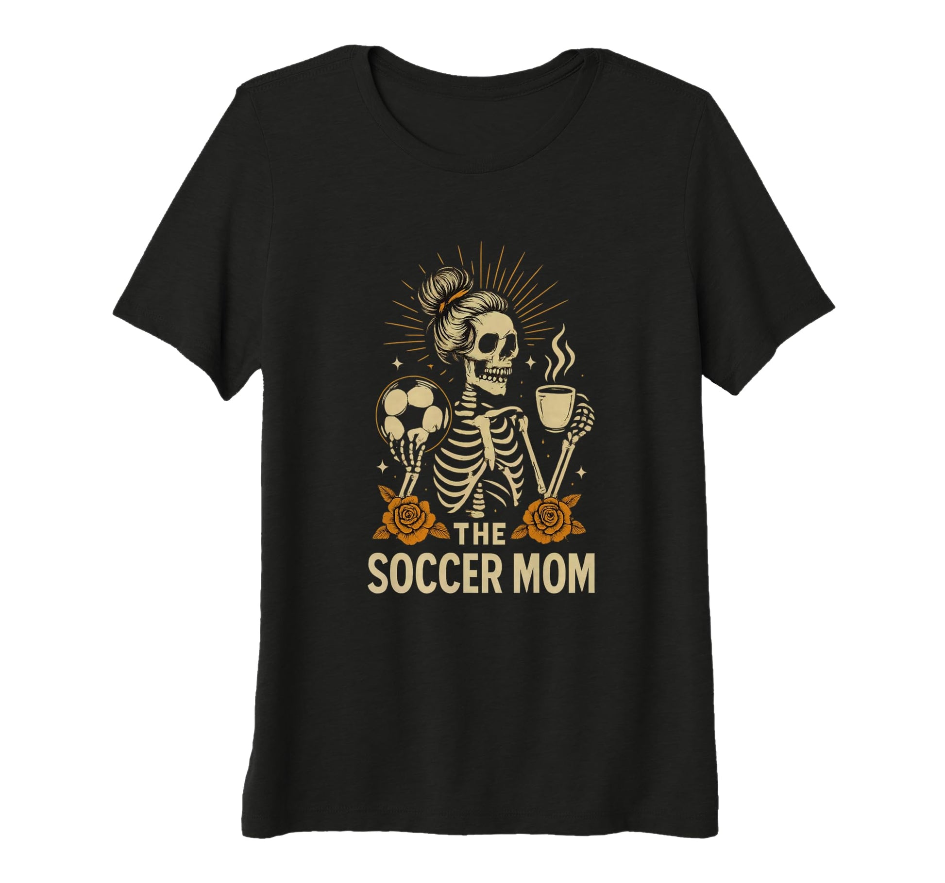 Womens Halloween Soccer Mom Soccer Mom T-Shirt - Graphic Print for Adults - T-Shirt, Sweatshirt, Hoodie