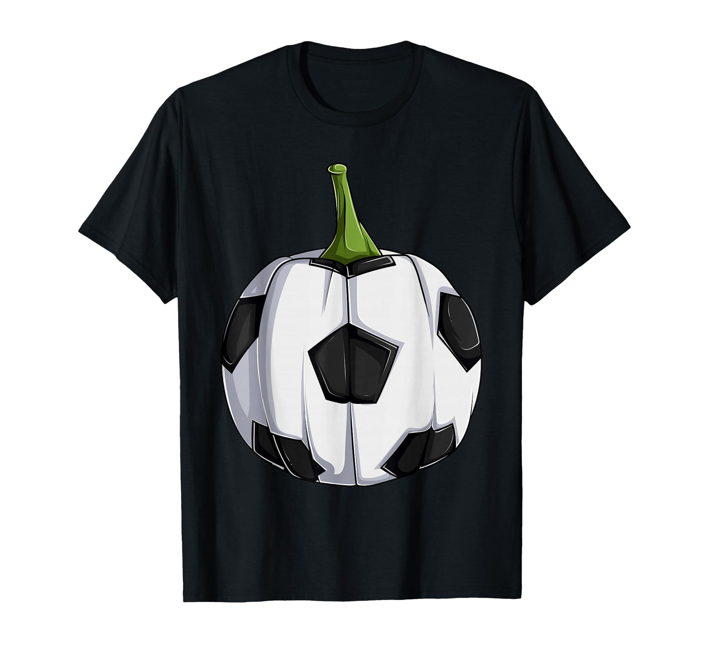 Soccerball Pumpkin Halloween Soccer T-Shirt - Minimalist Print Men Women - T-Shirt, Sweatshirt, Hoodie