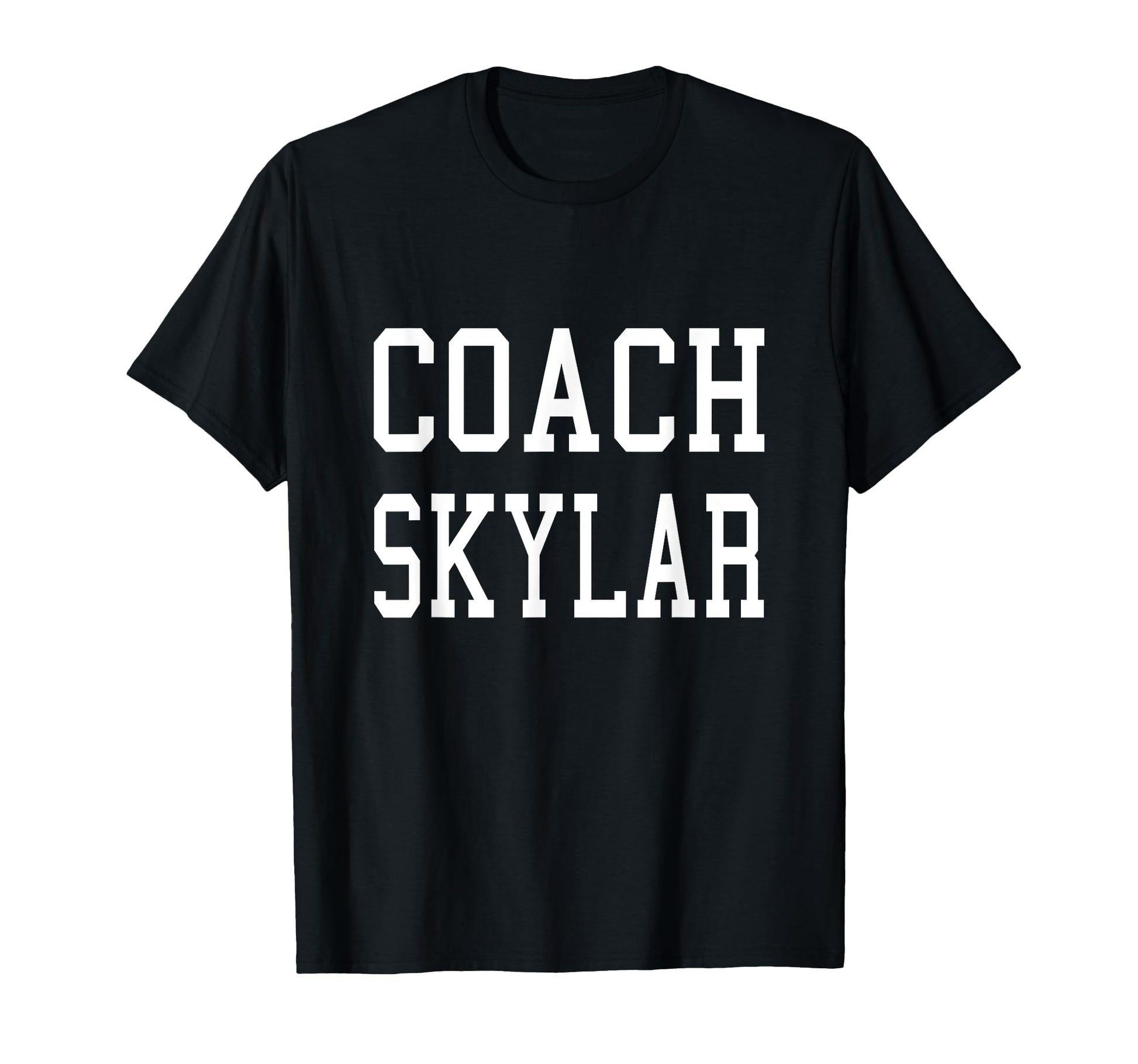 Coach Skylar Custom Football Soccer T-Shirt - Minimalist Print Men Women - T-Shirt, Sweatshirt, Hoodie