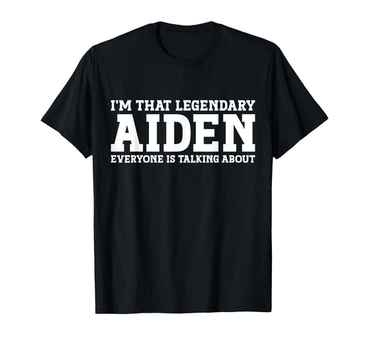 Aiden Gifts Aiden Name Birthday Gifts Sweatshirt - Unique Graphic Unisex - T-Shirt, Sweatshirt, Hoodie