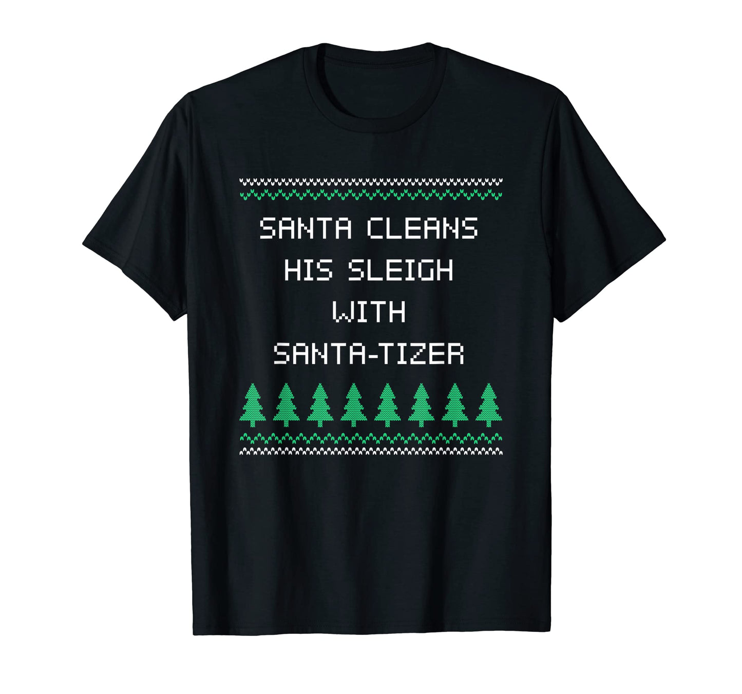 Santa Cleans His Sleigh Santa T-Shirt - Fun Novelty Design for Adults - T-Shirt, Sweatshirt, Hoodie