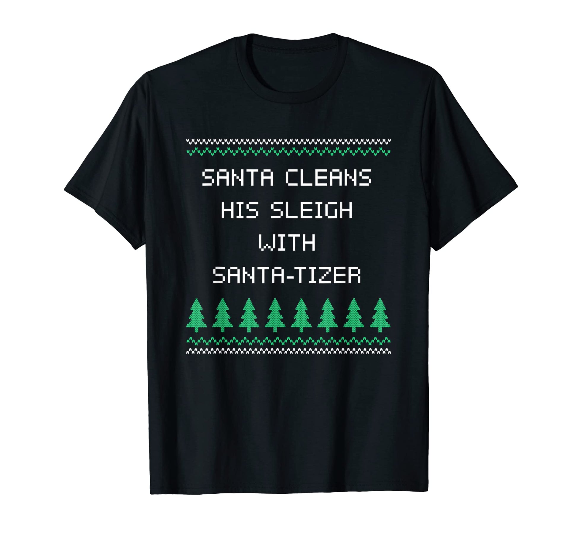 Santa Cleans His Sleigh Santa T-Shirt - Fun Novelty Design for Adults - T-Shirt, Sweatshirt, Hoodie