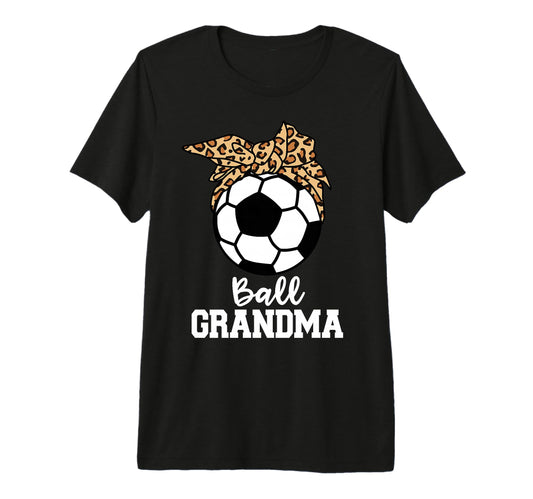 Ball Grandma Soccer Leopard Grandma T-Shirt - Streetwear Style for Adults - T-Shirt, Sweatshirt, Hoodie